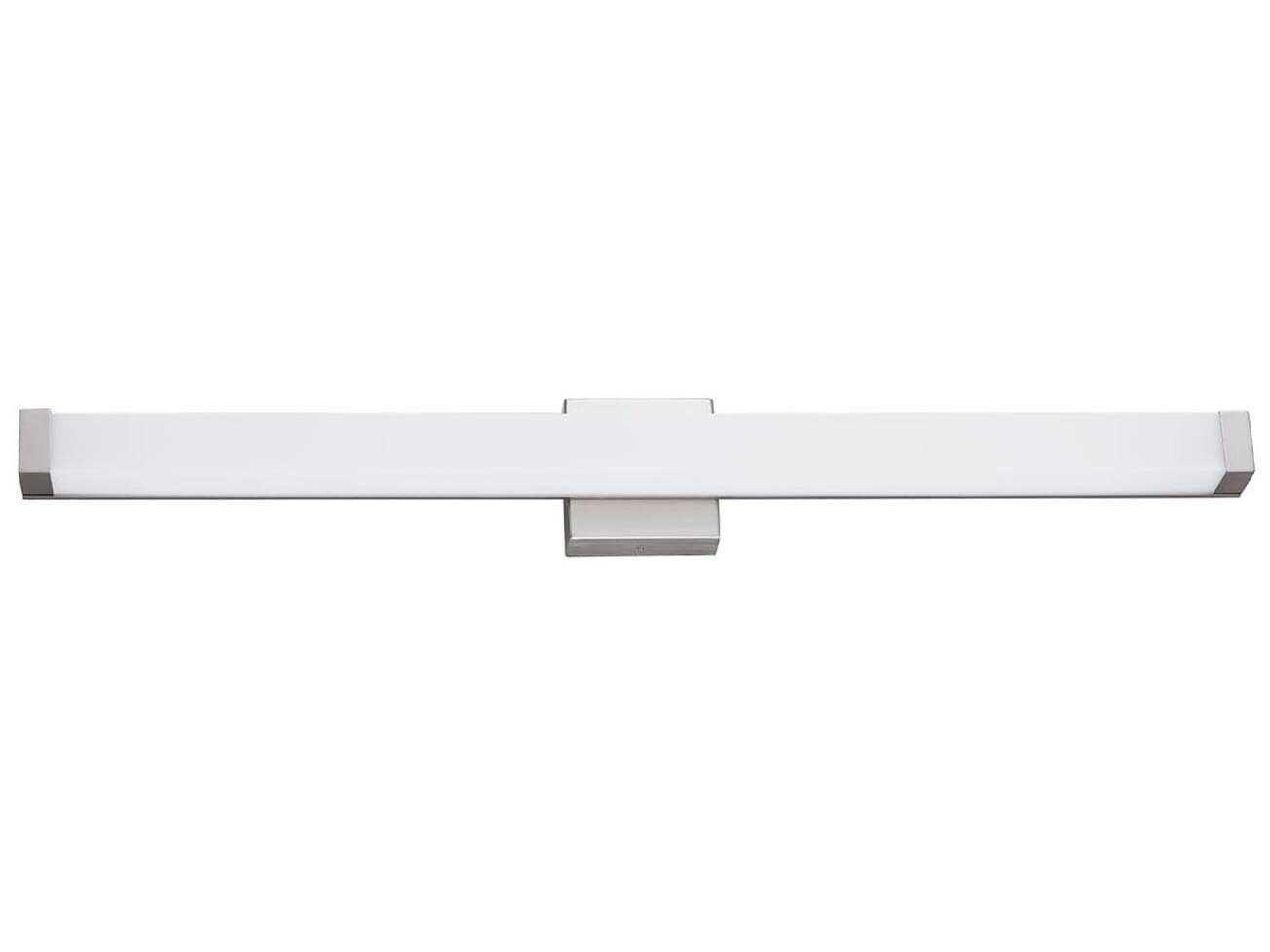 Justice Design Group Acryluxe Brushed Nickel LED Vanity Light