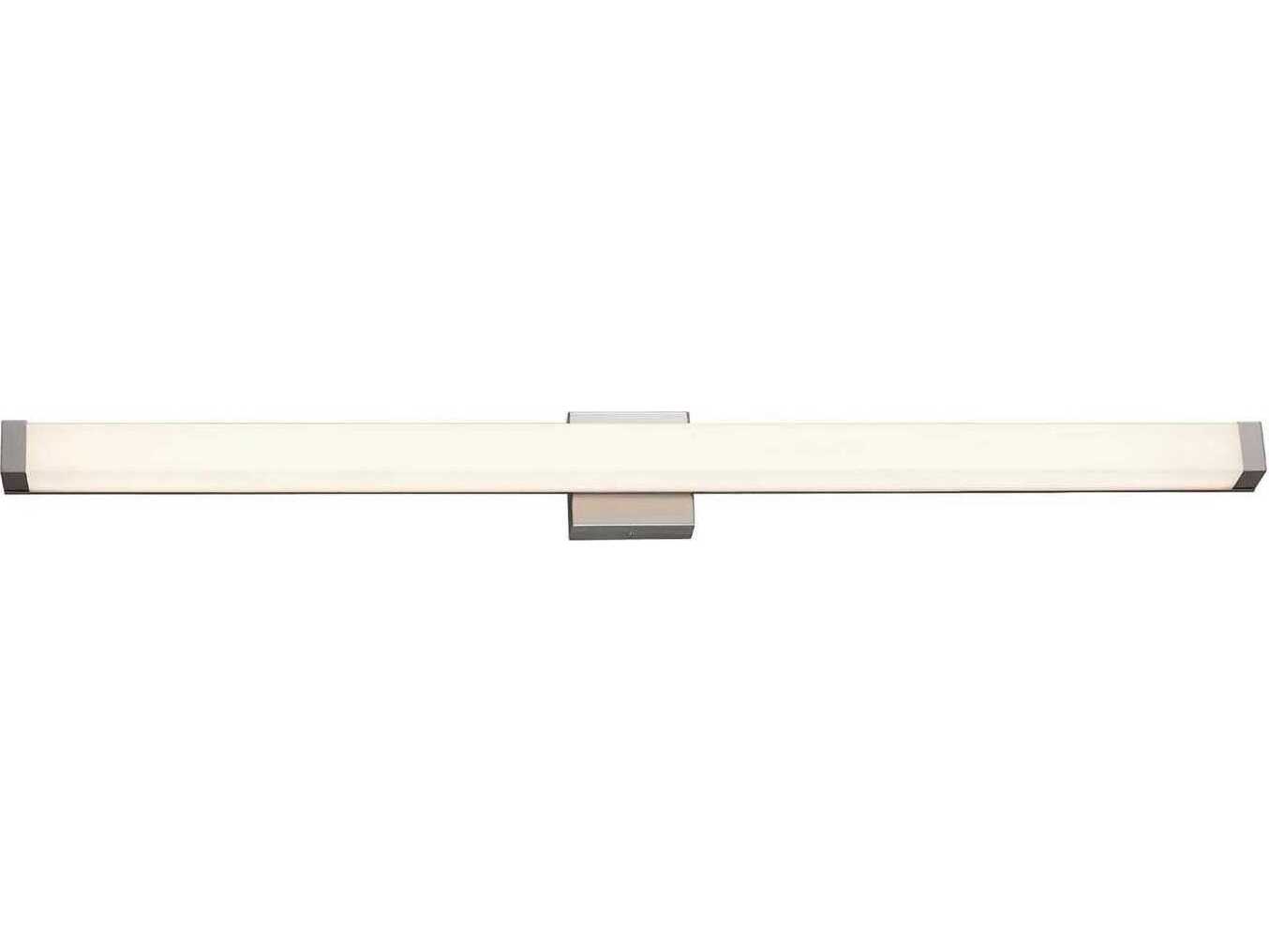 Justice Design Group Acryluxe Brushed Nickel LED Vanity Light
