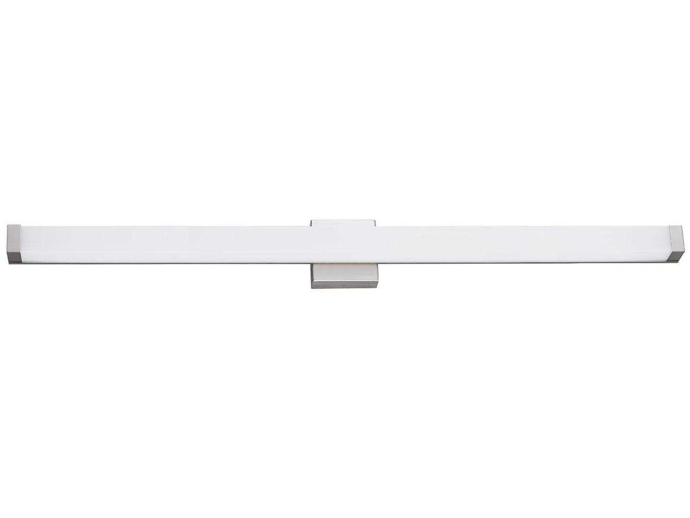 Justice Design Group Acryluxe Brushed Nickel LED Vanity Light