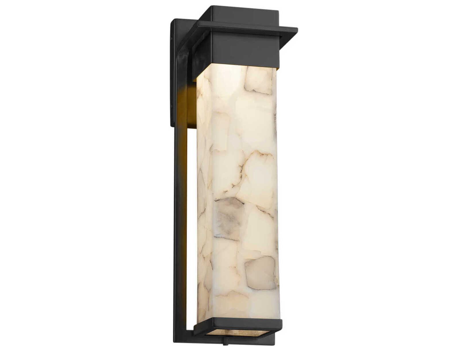Justice Design Group Alabaster Rocks Pacific LED Outdoor Wall Light