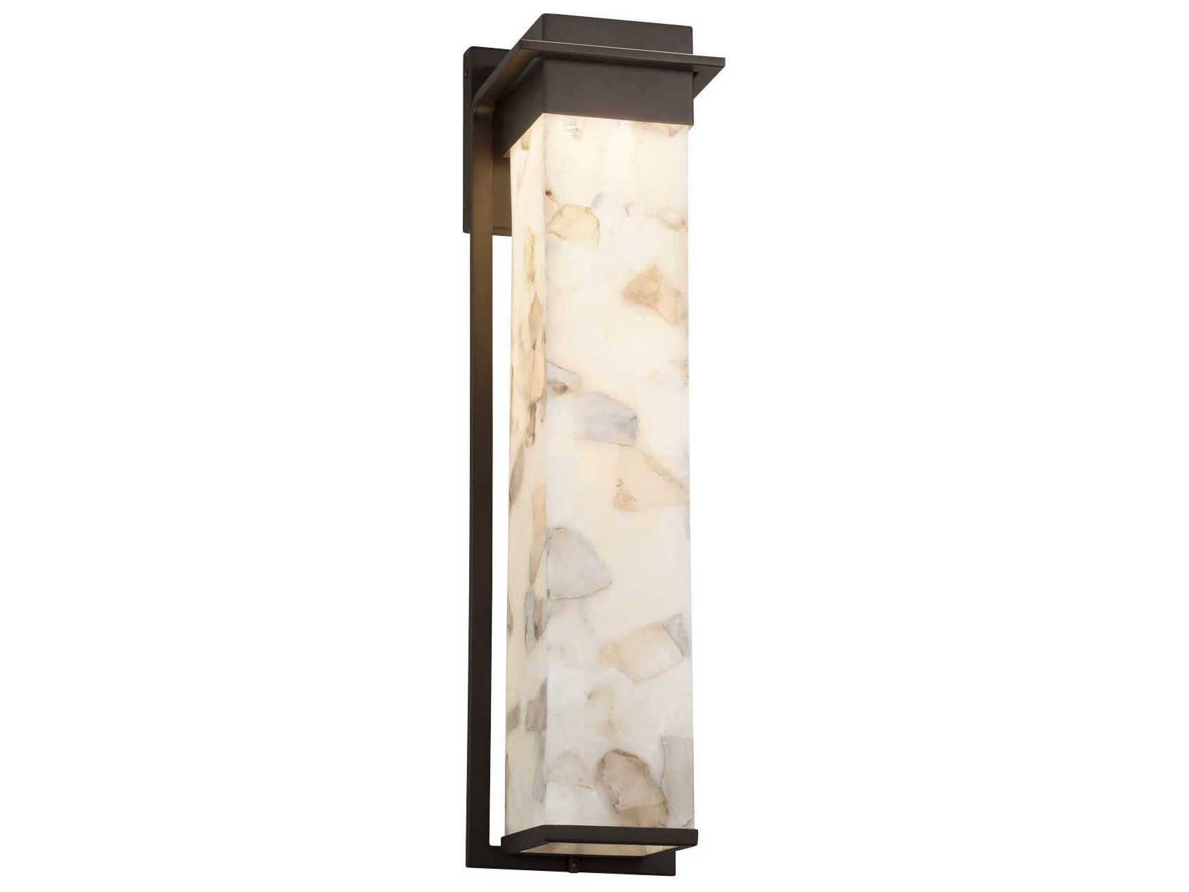 Justice Design Group Alabaster Rocks Pacific LED Outdoor Wall Light