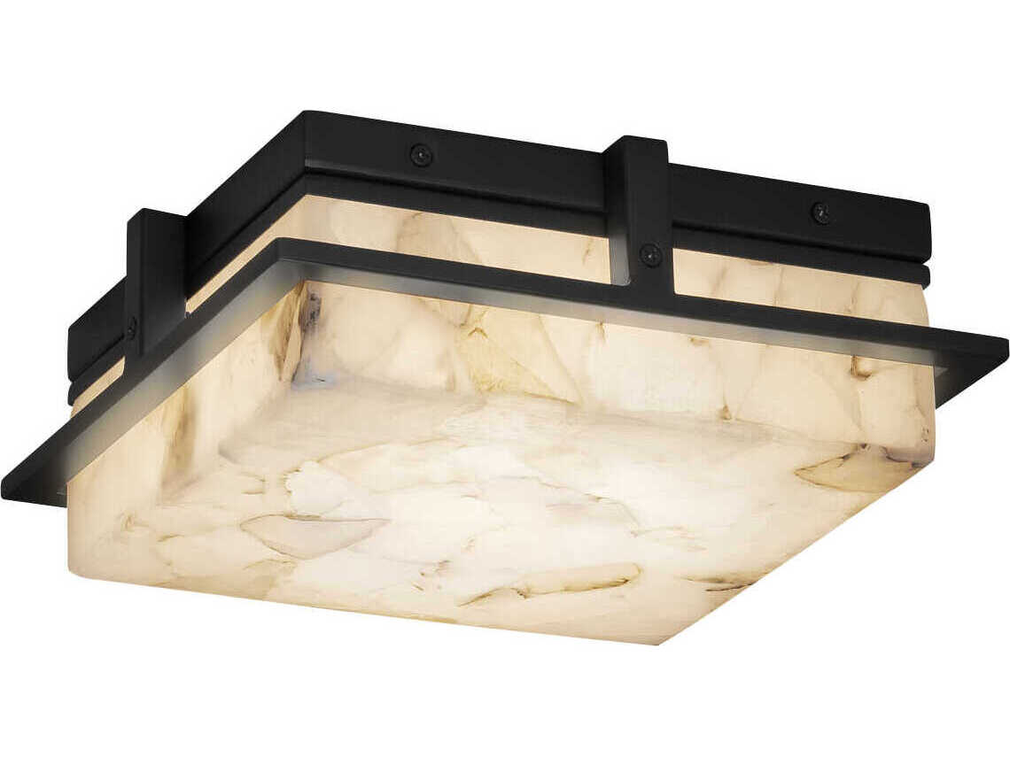 Justice Design Group Alabaster Rocks Avalon Outdoor Ceiling Light