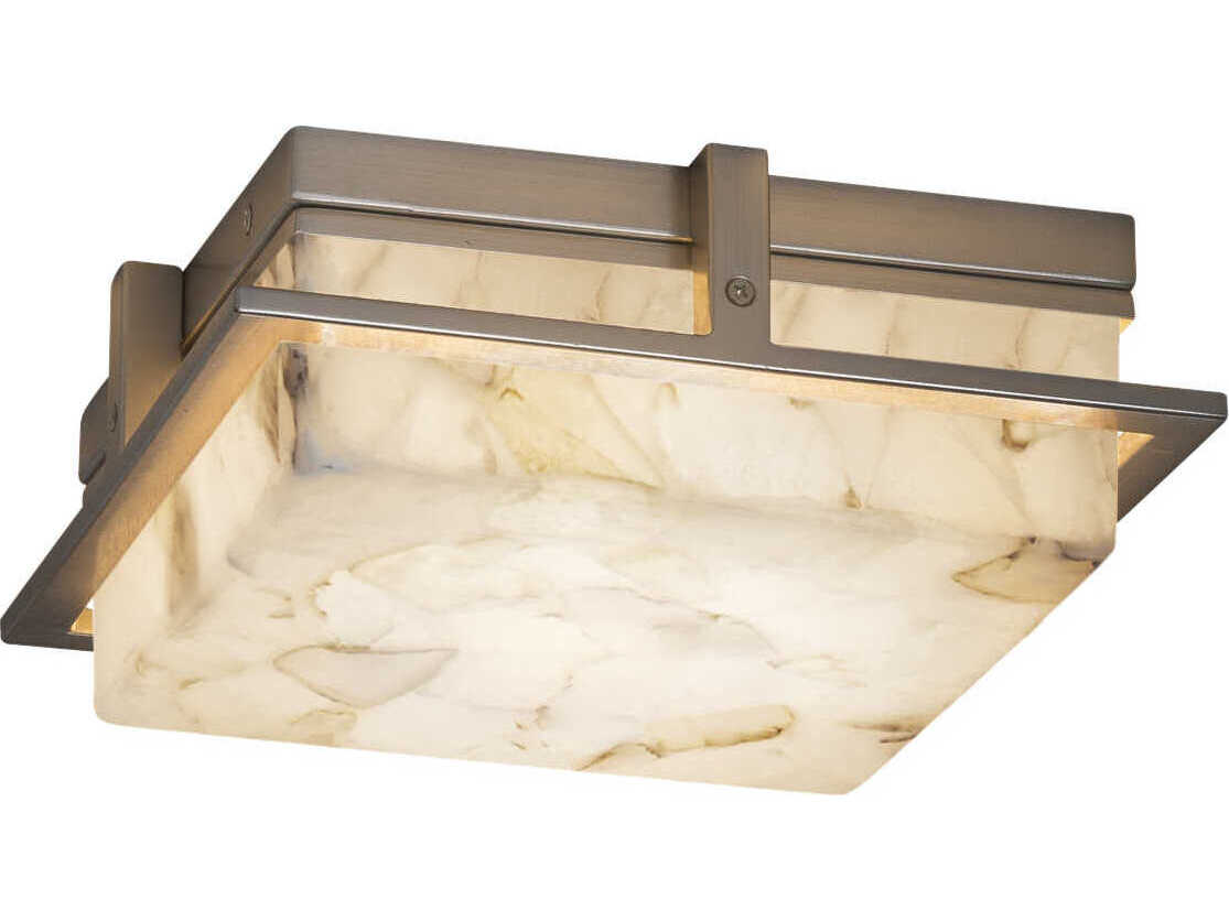 Justice Design Group Alabaster Rocks Avalon Outdoor Ceiling Light