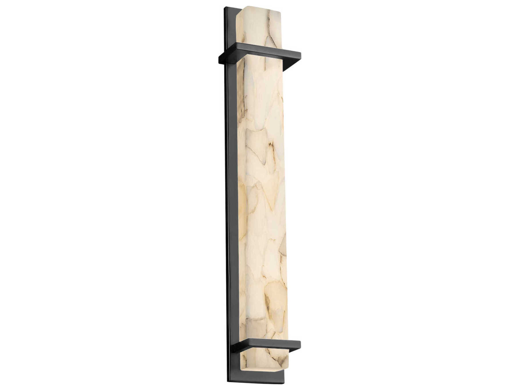 Justice Design Group Alabaster Rocks Monolith ADA Outdoor Wall Light