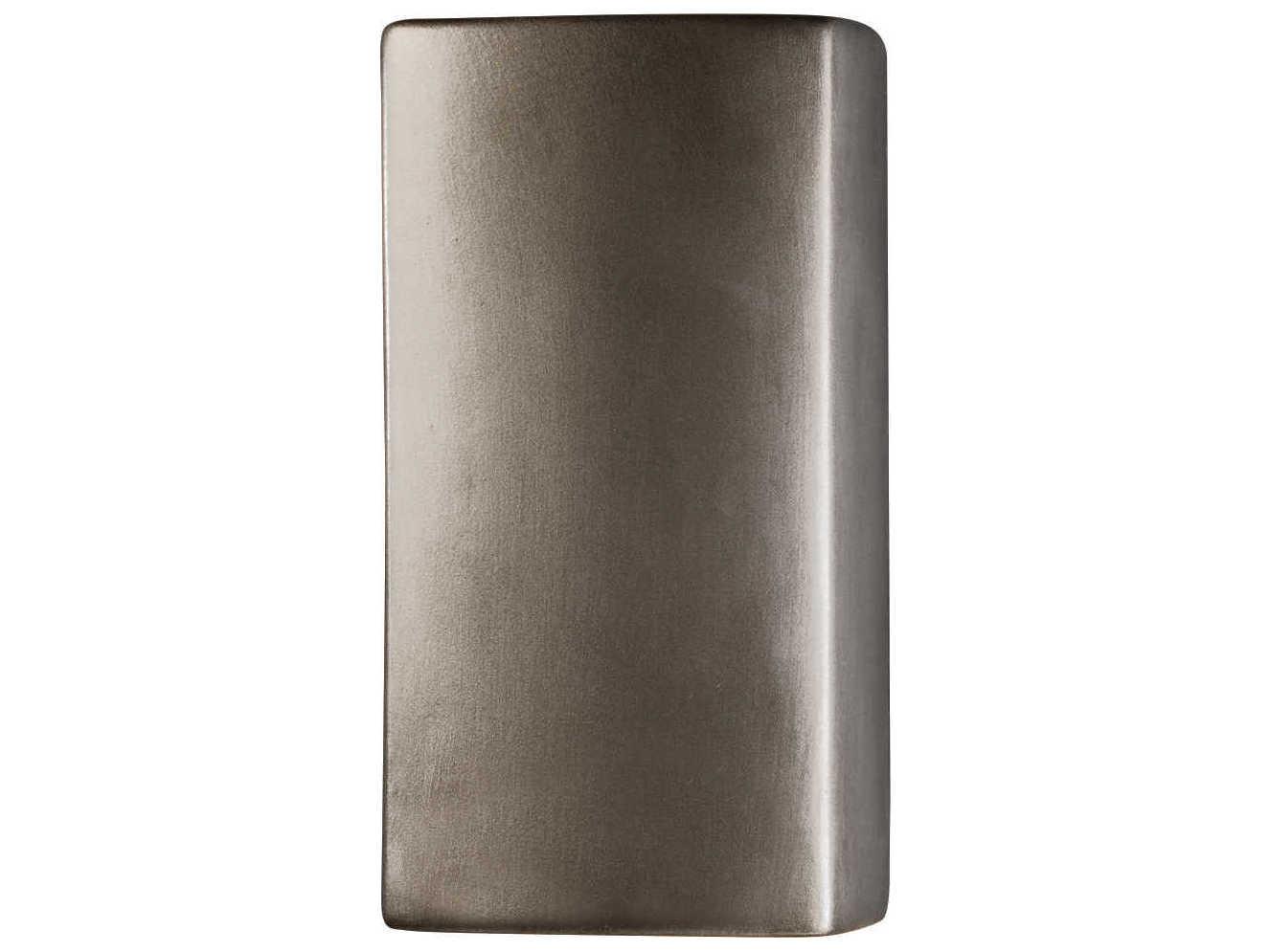 Justice Design Group Ambiance 1-Light White Wall Sconce