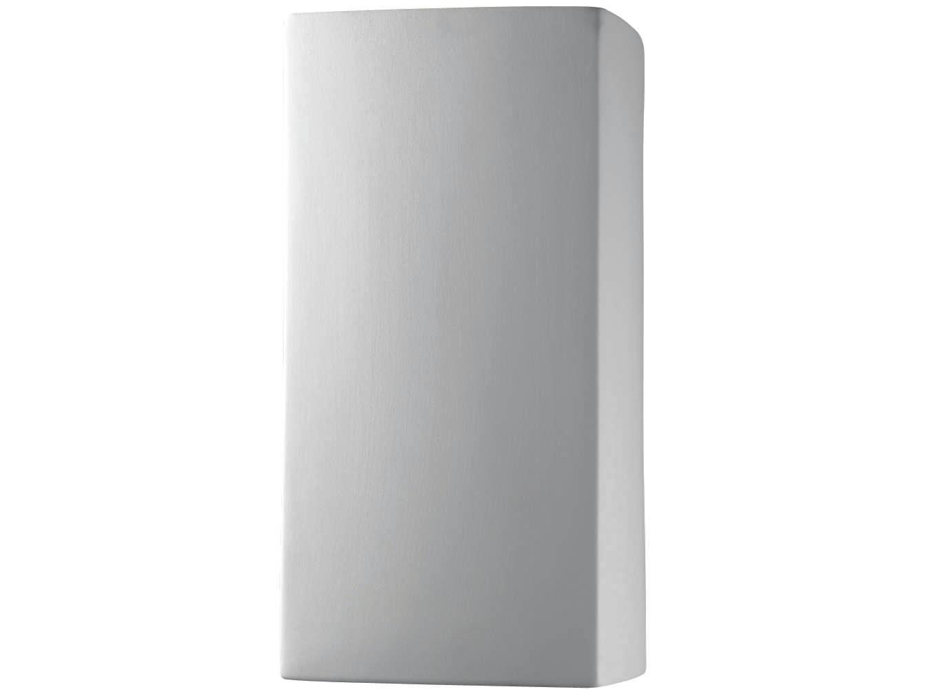 Justice Design Group Ambiance 2-Light White Wall Sconce