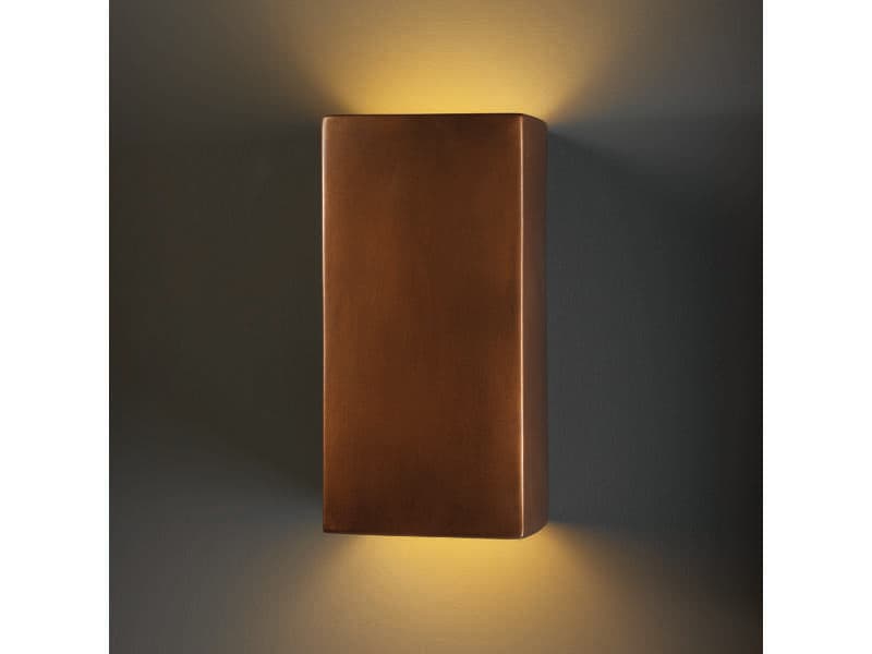 Justice Design Group Ambiance 2-Light White Wall Sconce