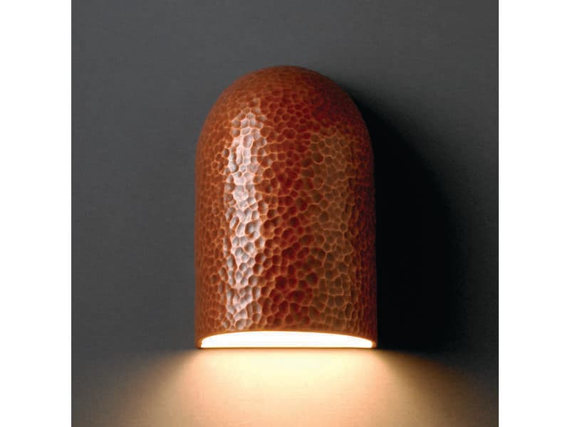 Justice Design Group Ambiance Domed 1 - Light Outdoor Wall Light (Closed Top)