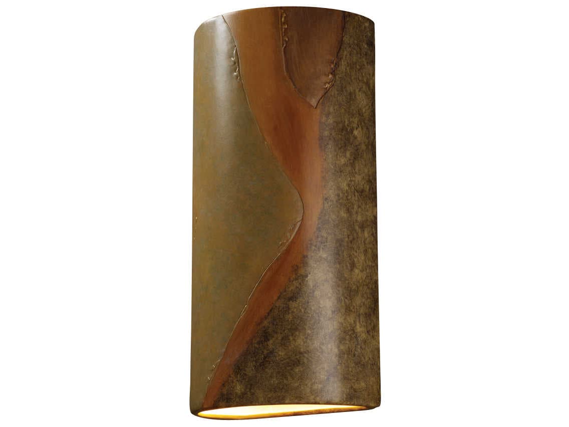 Justice Design Group Ambiance 1 - Light Outdoor Wall Light (Closed Top)