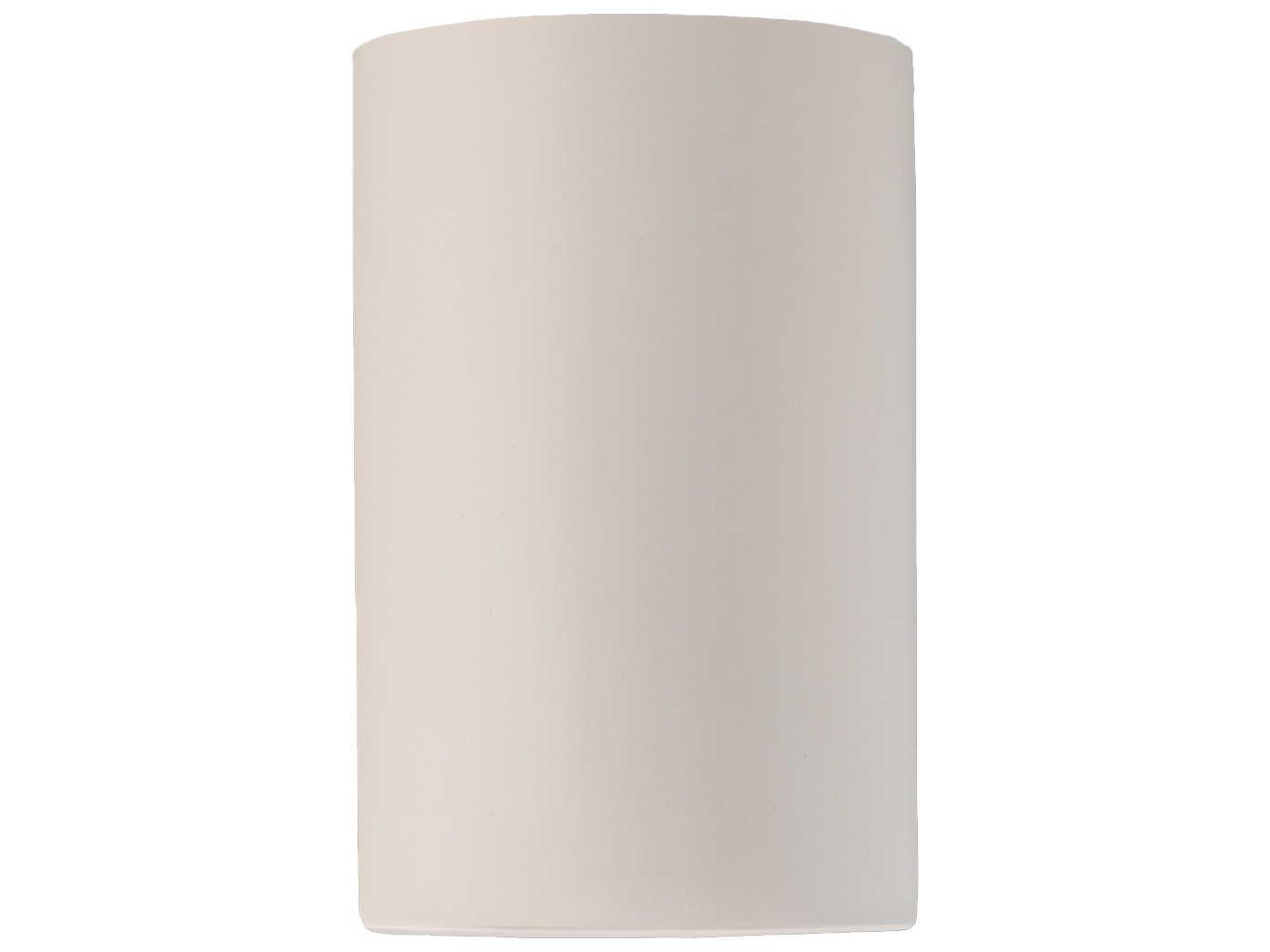Justice Design Group Ambiance 2-Light White Wall Sconce