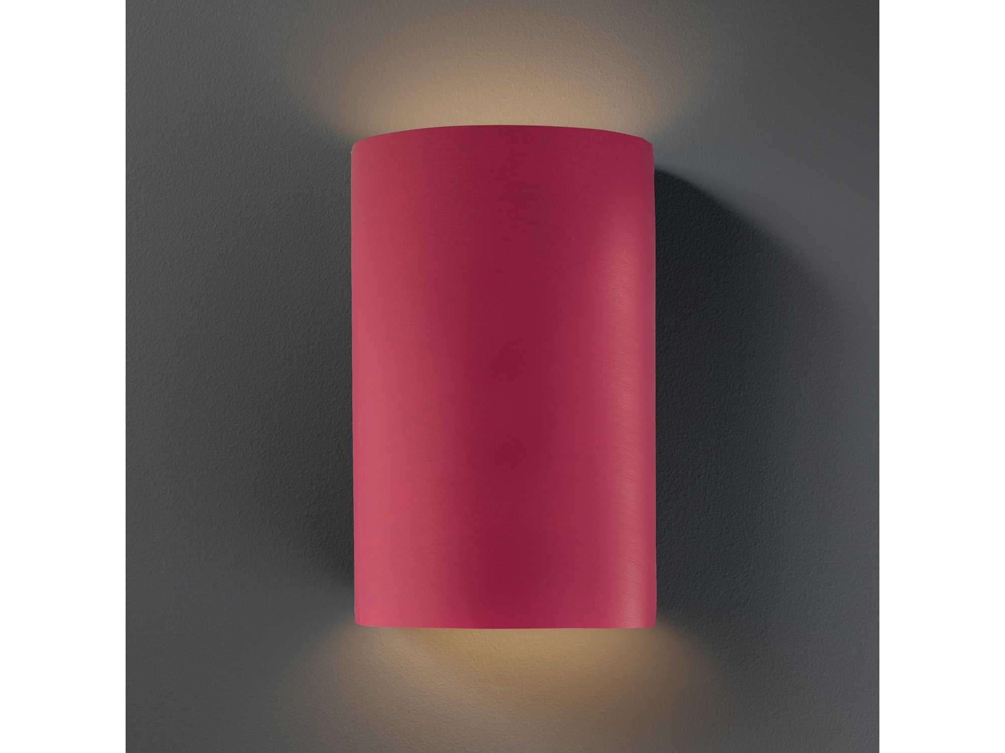 Justice Design Group Ambiance 2-Light White Wall Sconce