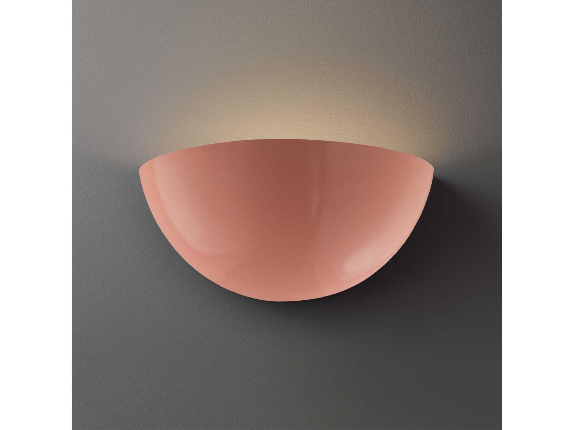 Justice Design Group Ambiance 1-Light Pink Wall Sconce