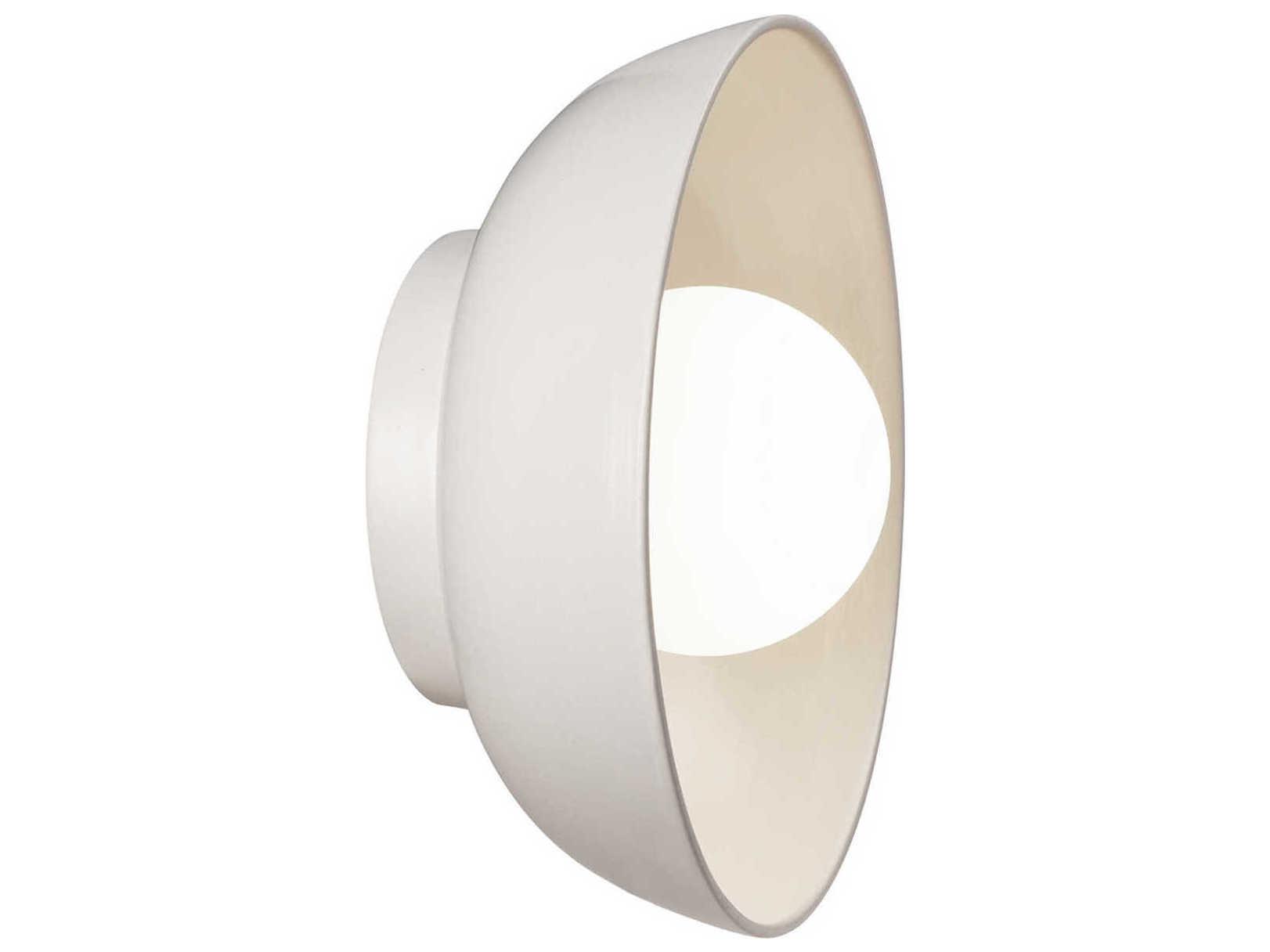 Justice Design Group Ambiance 1-Light Black Glass LED Wall Sconce