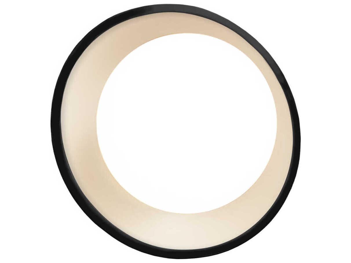 Justice Design Group Ambiance 1-Light White Glass LED Wall Sconce