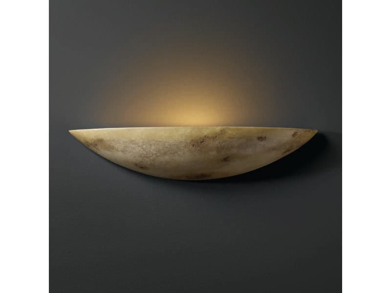 Justice Design Group Ambiance 1-Light White Wall Sconce