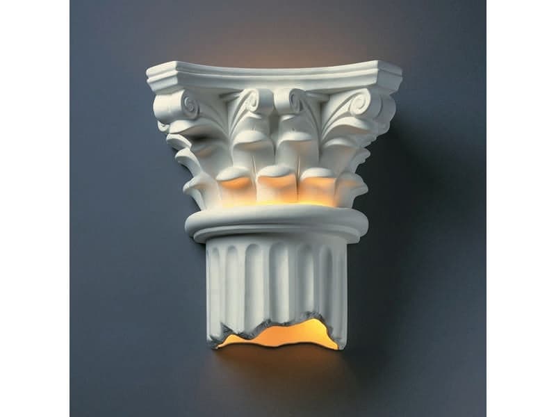 Justice Design Group Ambiance Corinthian 1 - Light Outdoor Wall Light
