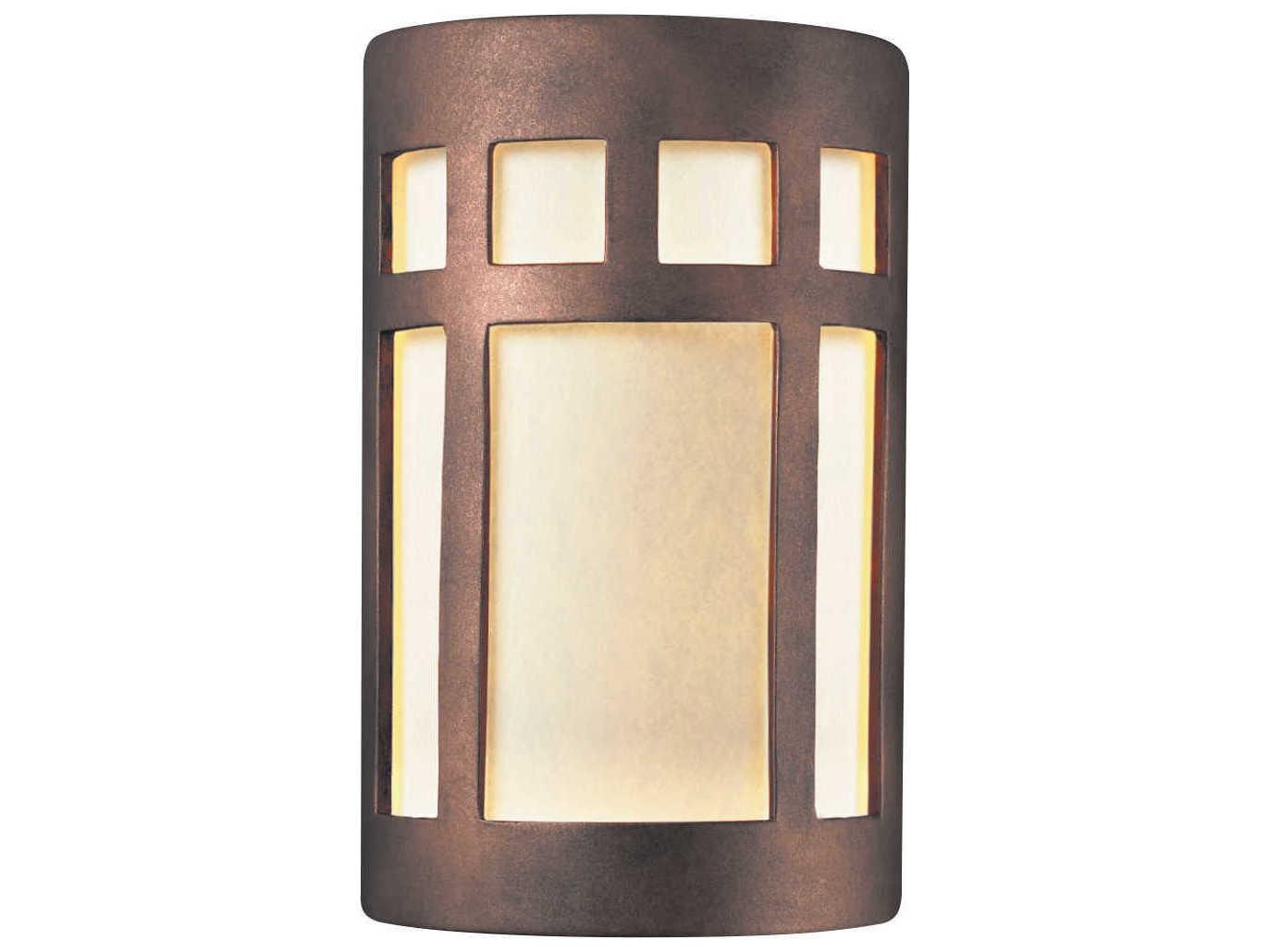 Justice Design Group Ambiance Outdoor Wall Light (Closed Top)
