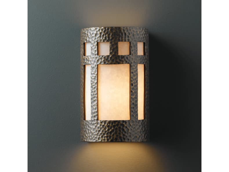Justice Design Group Ambiance Outdoor Wall Light (Closed Top)