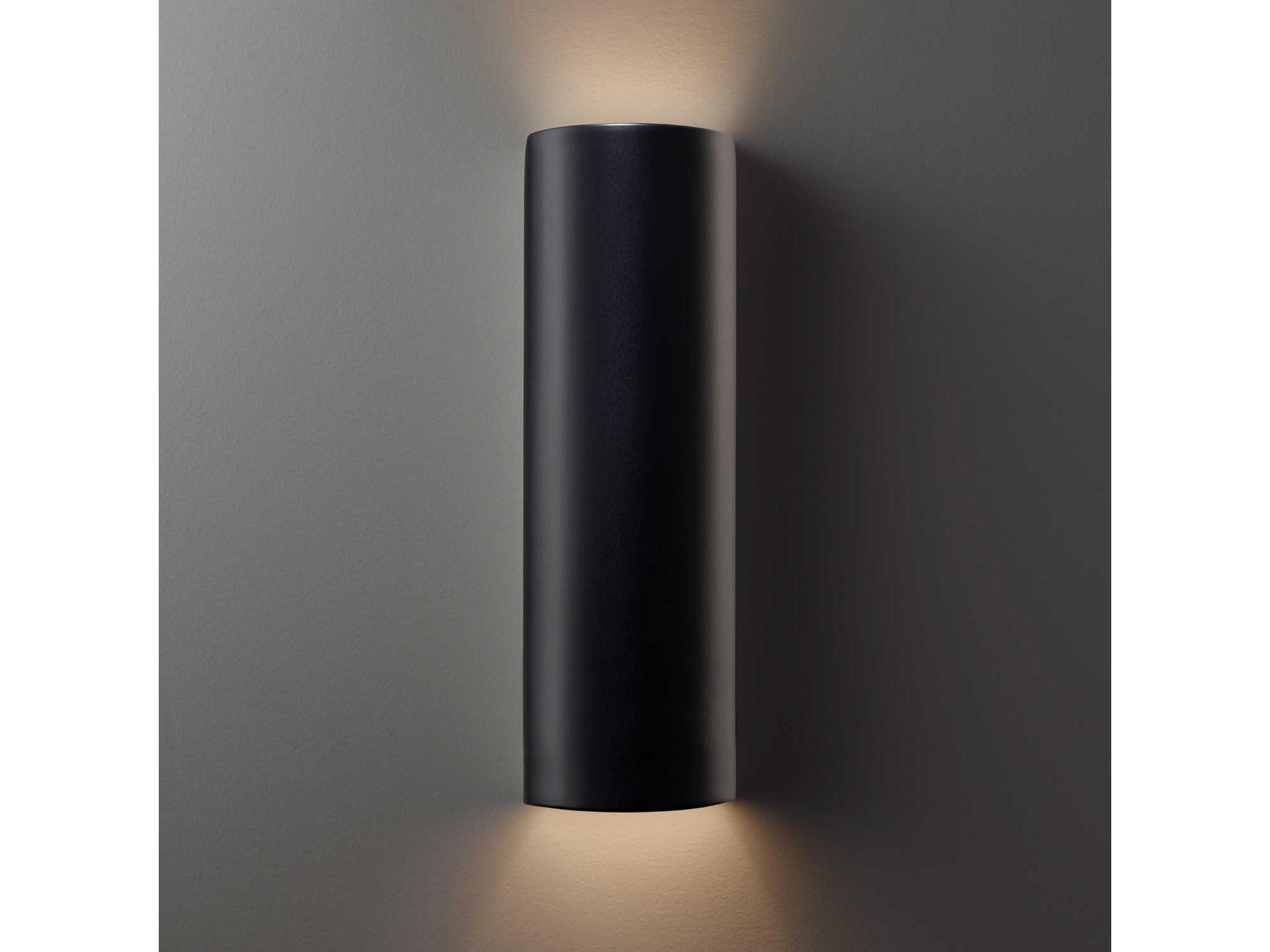 Justice Design Group Ambiance 2-Light White Wall Sconce