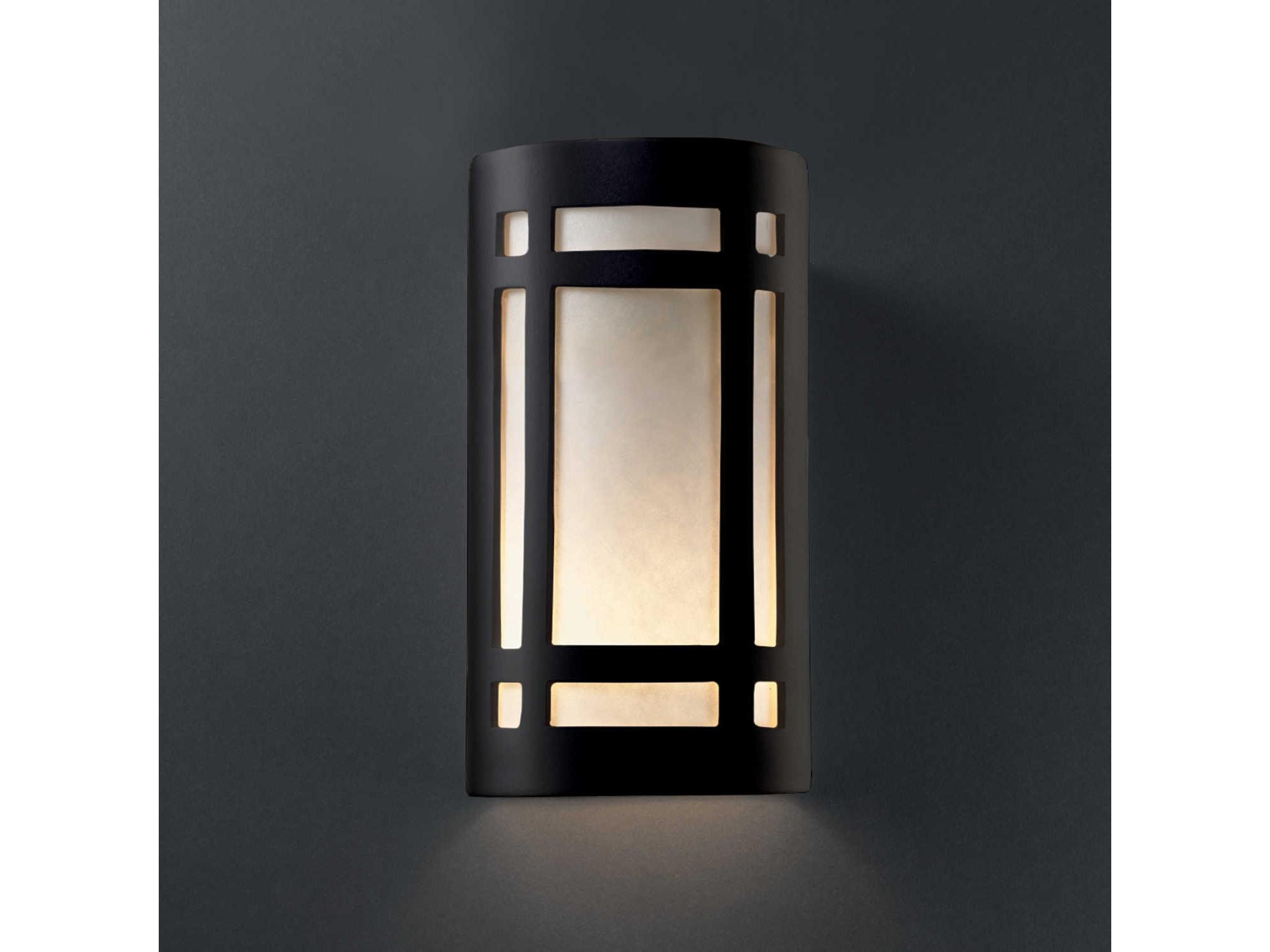 Justice Design Group Ambiance Outdoor Wall Light (Closed Top)