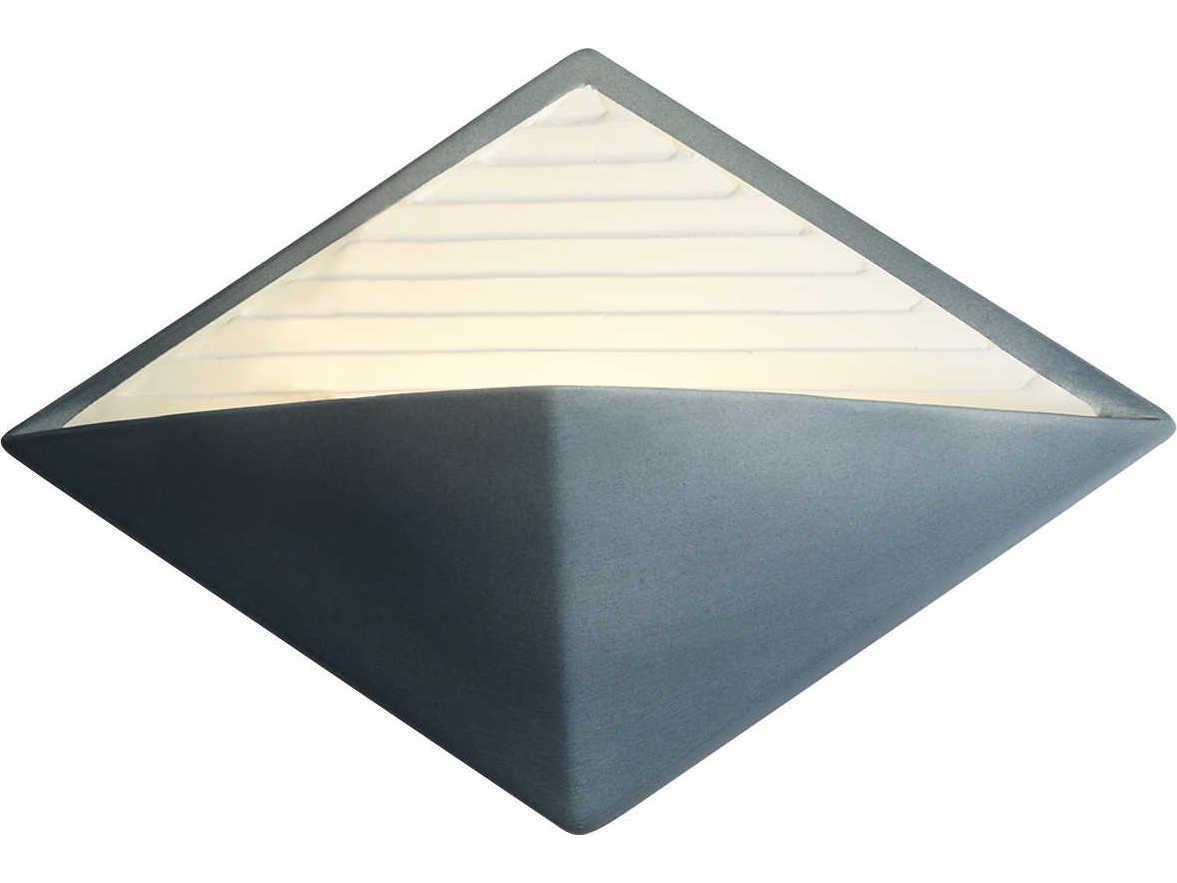 Justice Design Group Ambiance Diamond Outdoor Wall Light