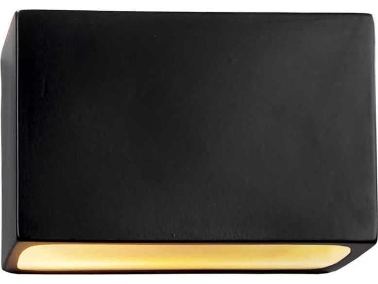 Justice Design Group Ambiance 1-Light White Wall Sconce