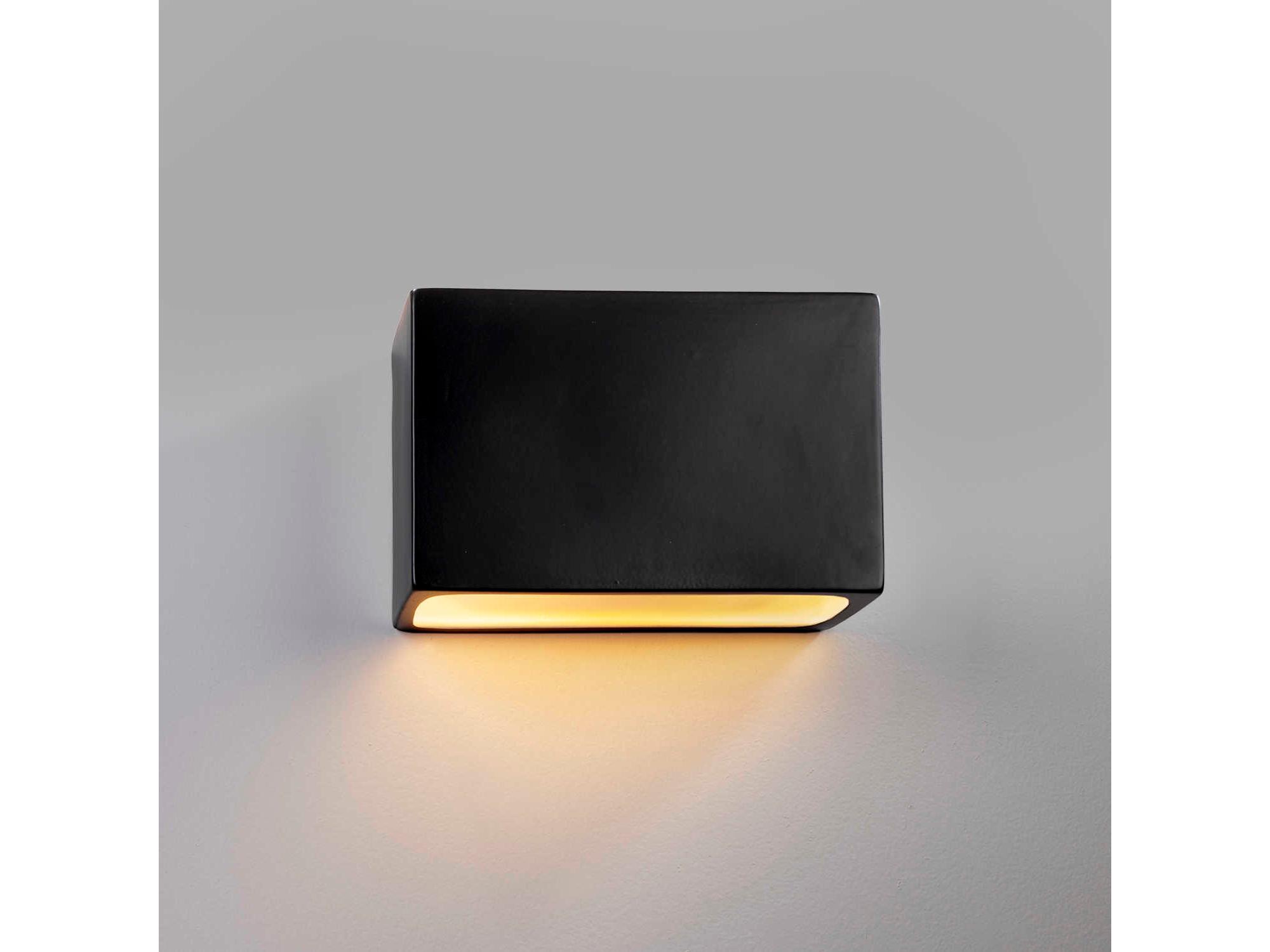 Justice Design Group Ambiance 1 - Light Outdoor Wall Light (Closed Top)