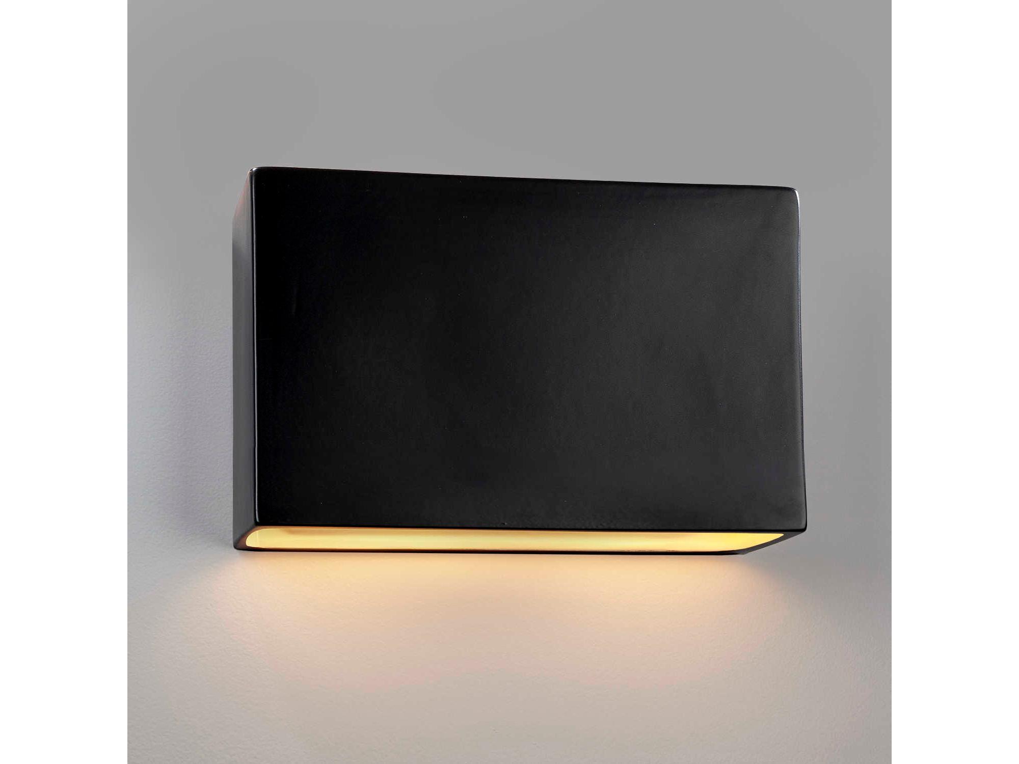 Justice Design Group Ambiance 2 - Light Outdoor Wall Light (Closed Top)