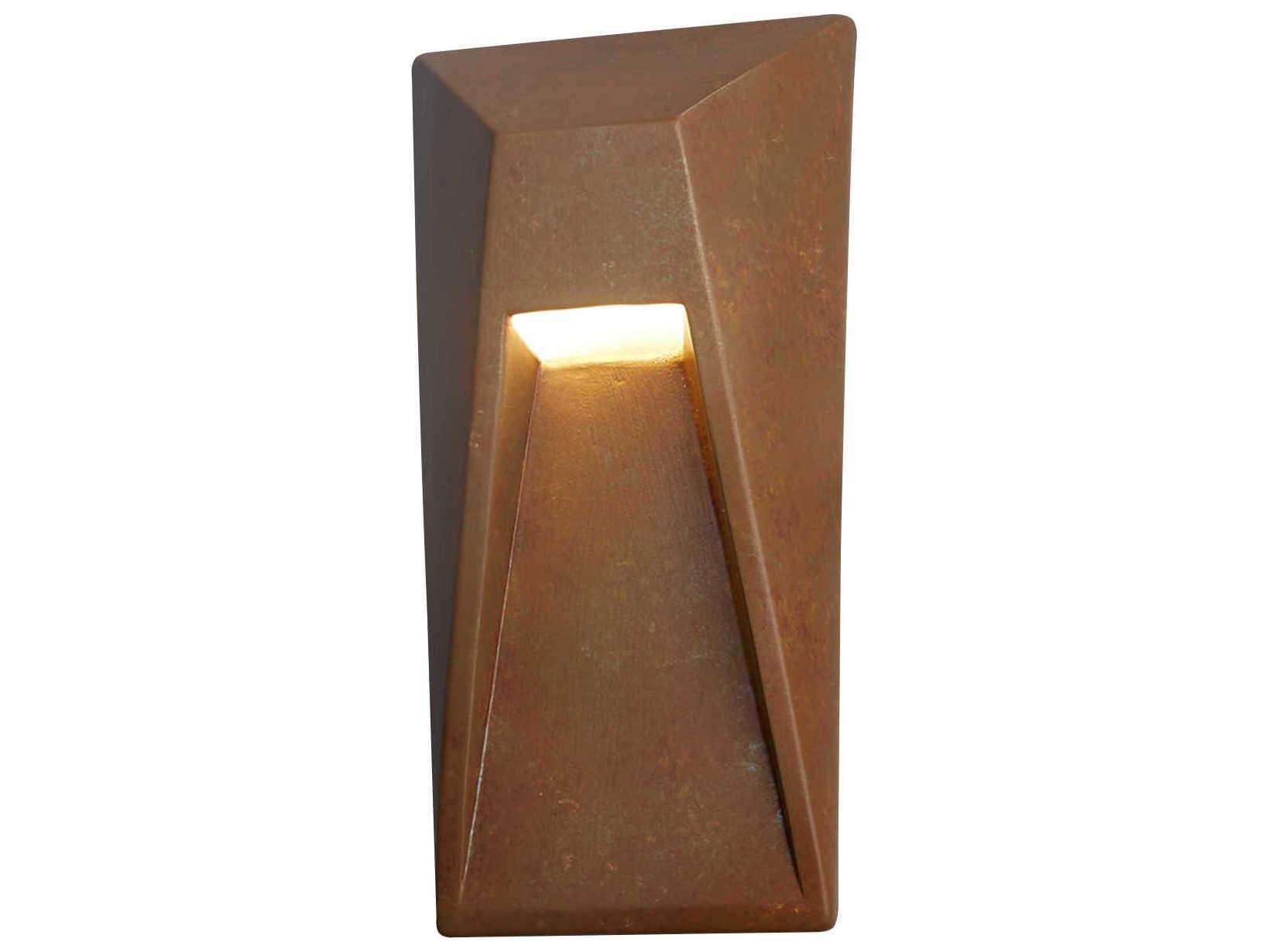 Justice Design Group Ambiance Vertice Outdoor Wall Light