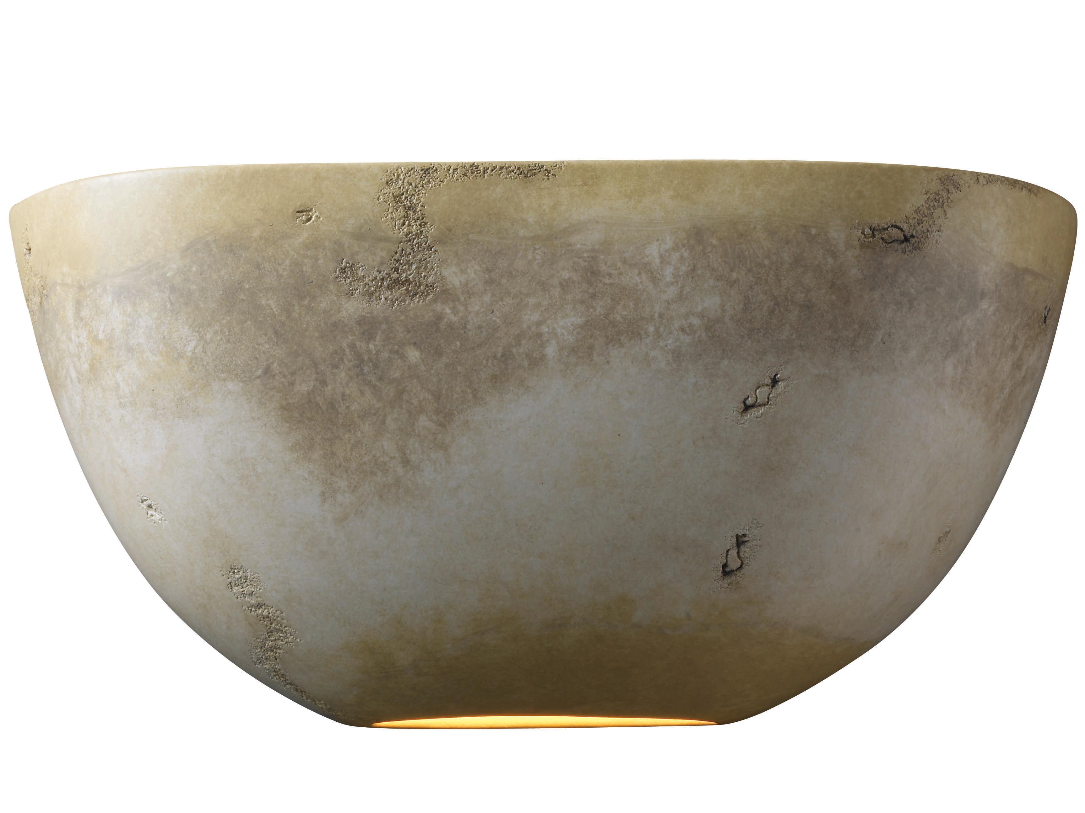 Justice Design Group Ambiance 2-Light Brown Wall Sconce