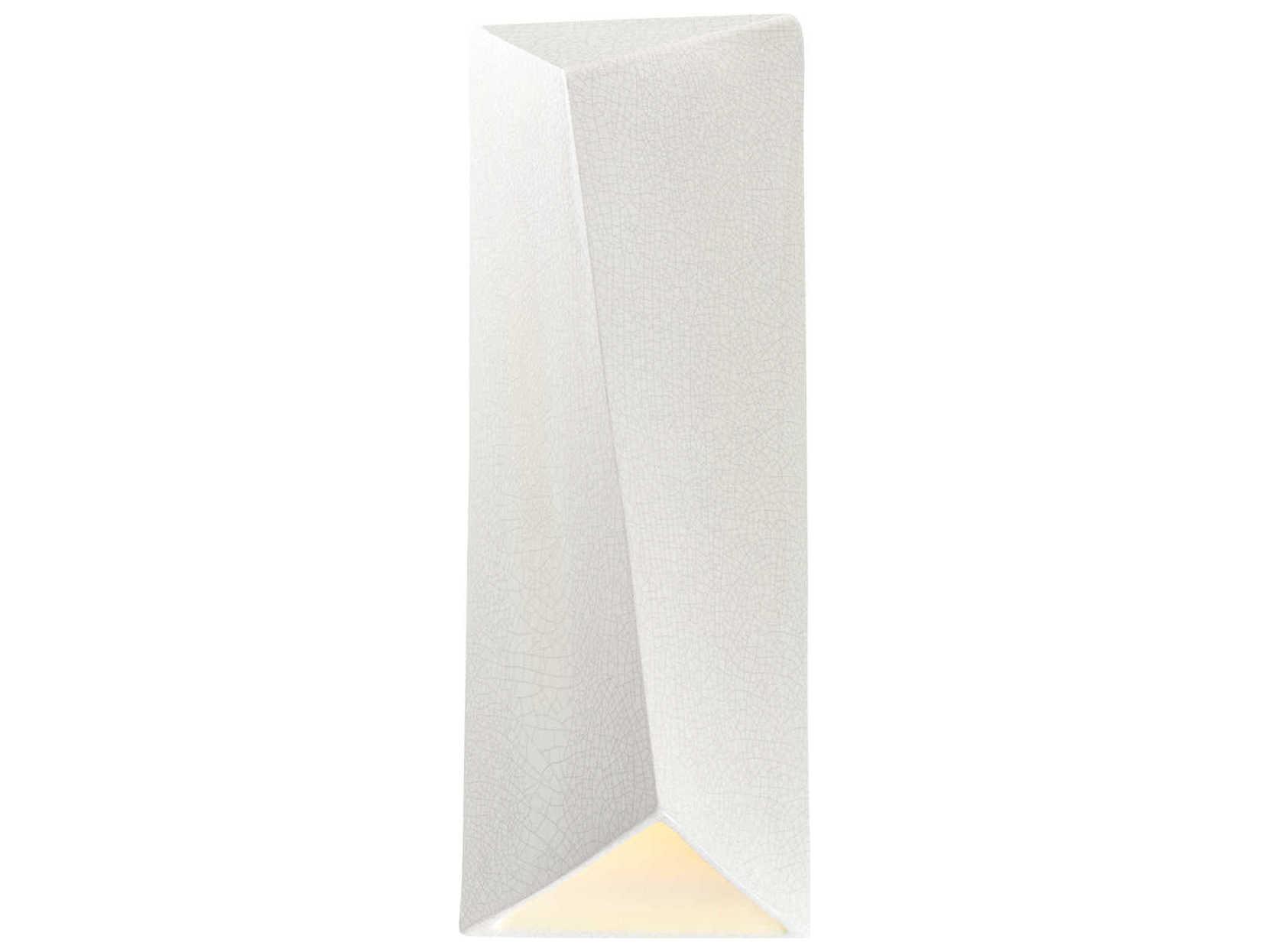 Justice Design Group Ambiance Diagonal Outdoor Wall Light (Closed Top)