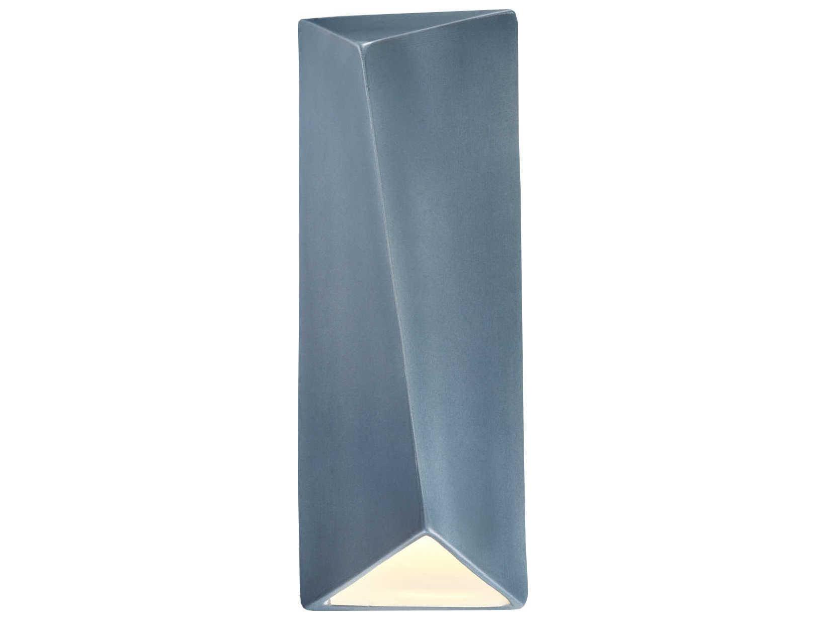 Justice Design Group Ambiance Diagonal Outdoor Wall Light (Closed Top)