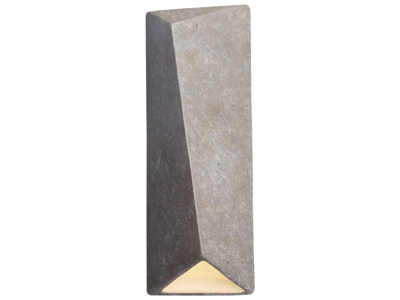 Justice Design Group Ambiance Diagonal Outdoor Wall Light (Closed Top)