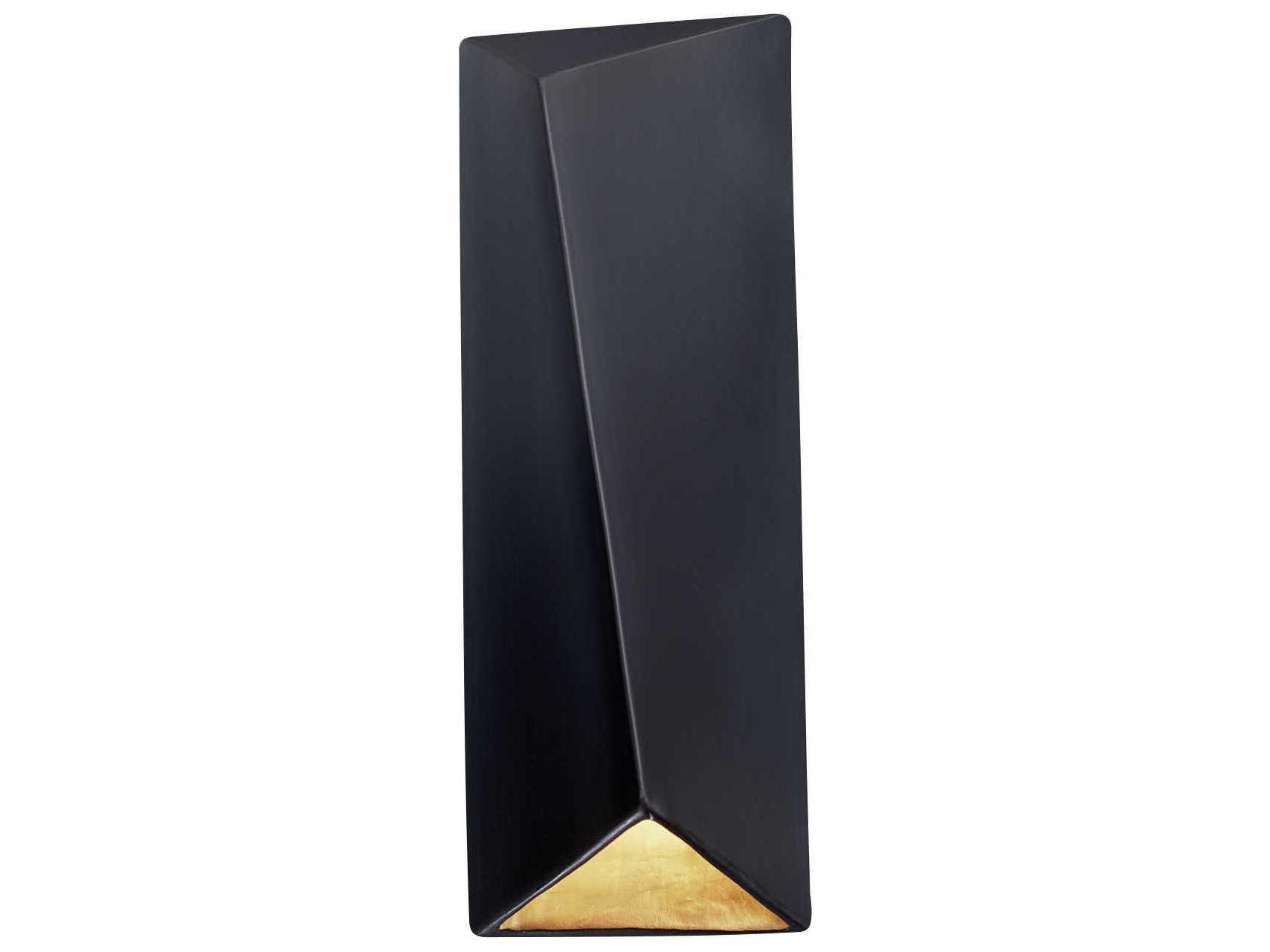 Justice Design Group Ambiance Diagonal Outdoor Wall Light (Closed Top)