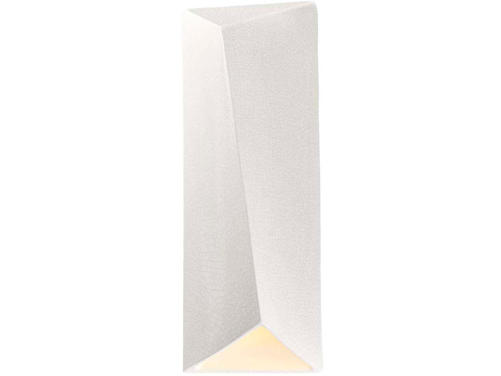 Justice Design Group Ambiance Diagonal Outdoor Wall Light (Closed Top)