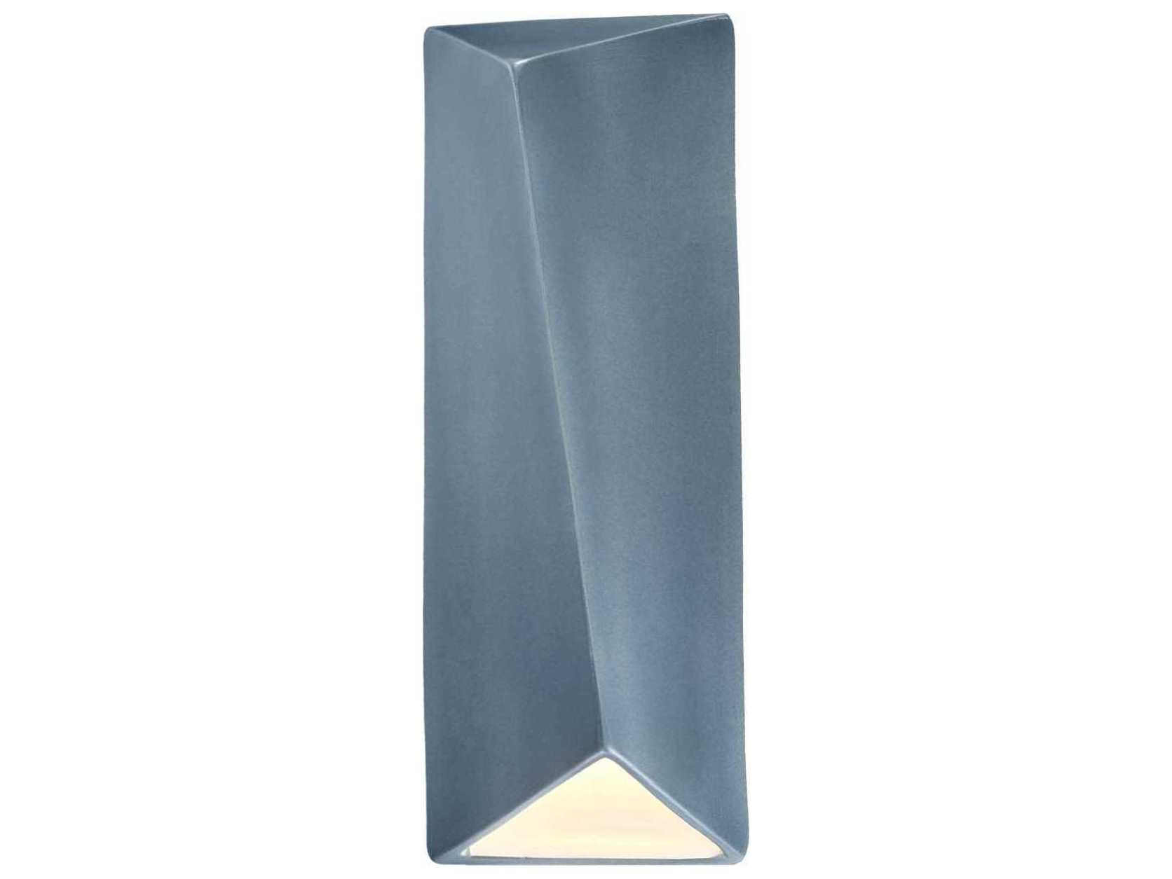 Justice Design Group Ambiance Diagonal Outdoor Wall Light (Closed Top)
