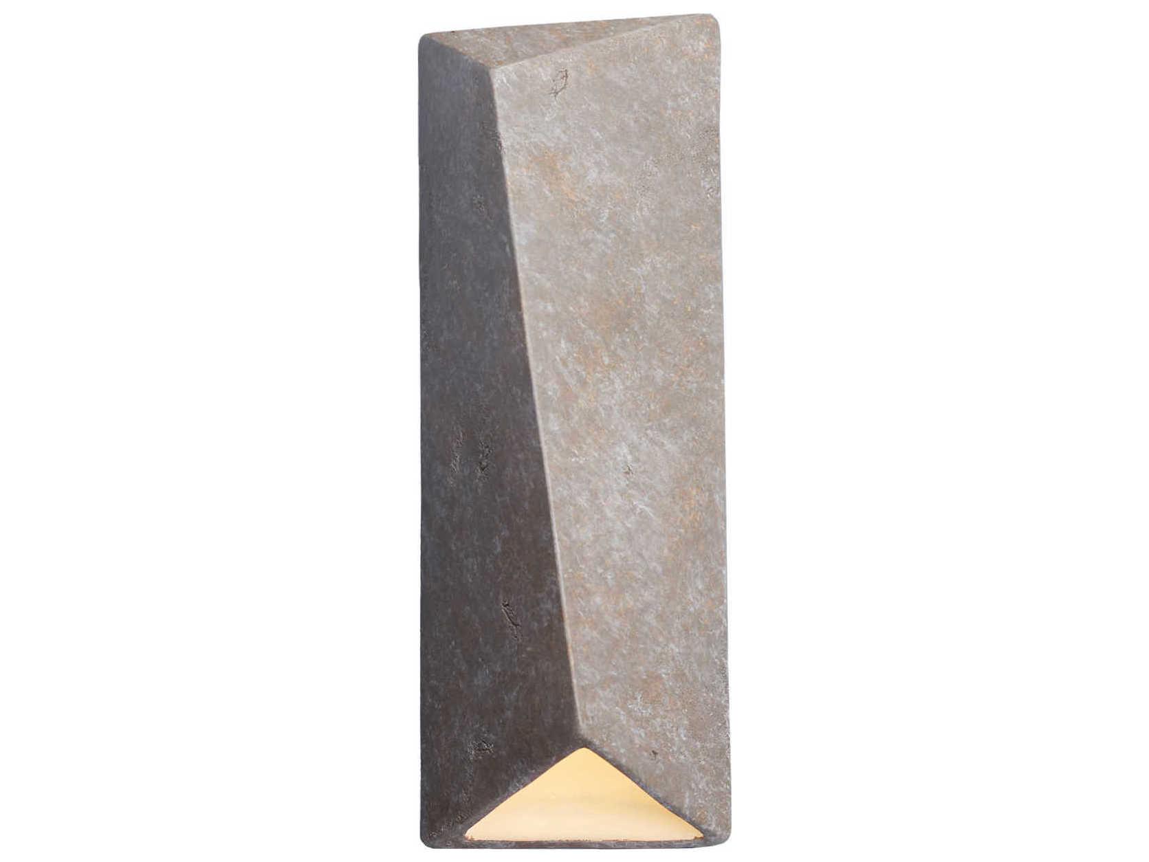 Justice Design Group Ambiance Diagonal Outdoor Wall Light (Closed Top)