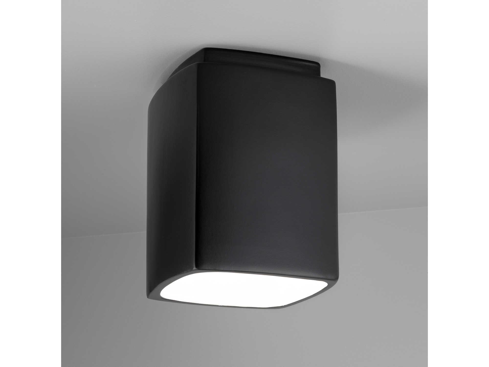 Justice Design Group Radiance Rectangle 1 - Light Outdoor Ceiling Light