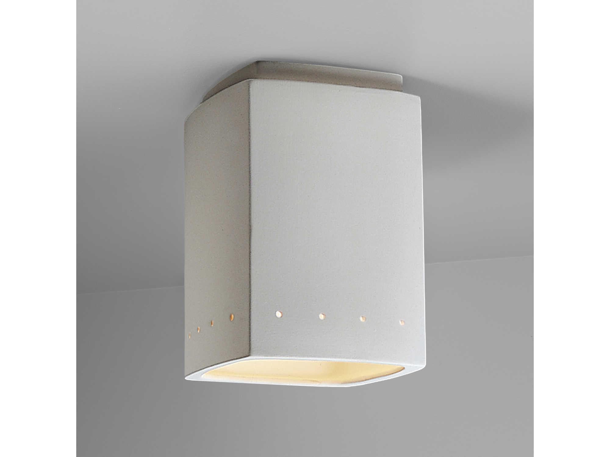 Justice Design Group Radiance 1-Light Chrome Flush Mount