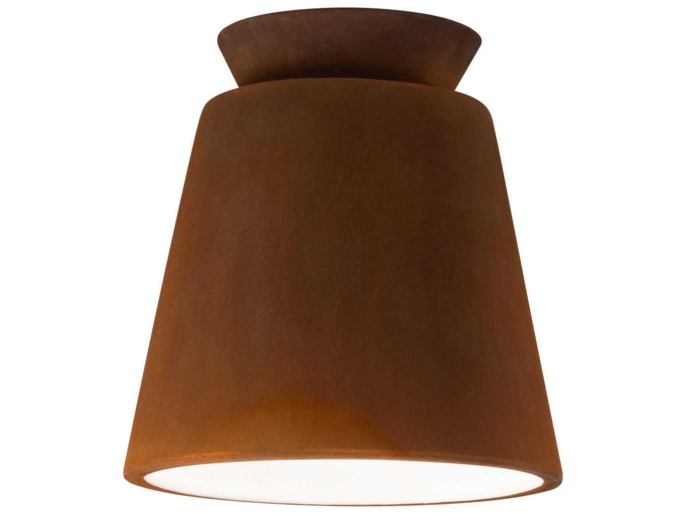 Justice Design Group Radiance Trapezoid 1 - Light Outdoor Ceiling Light