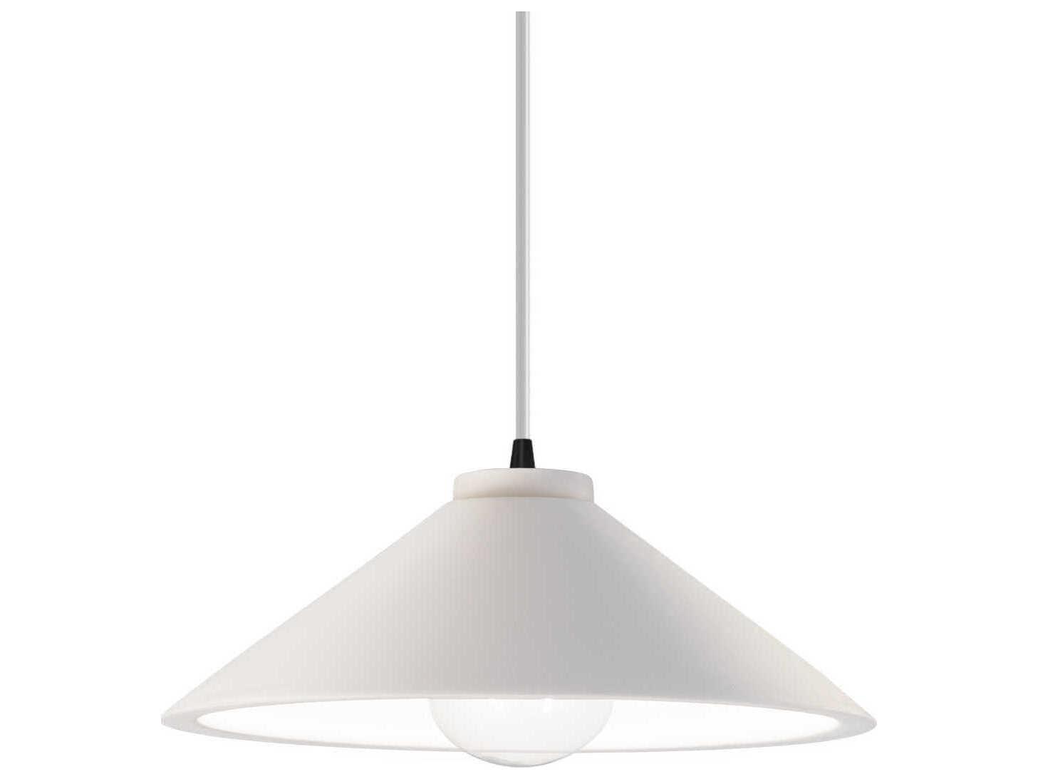Justice Design Group Radiance White Mini Pendant