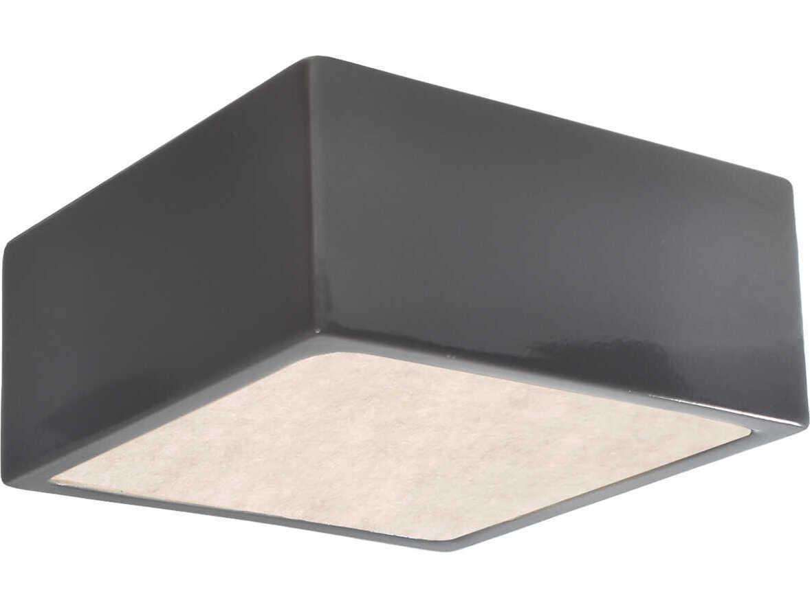 Justice Design Group Radiance Black LED Flush Mount