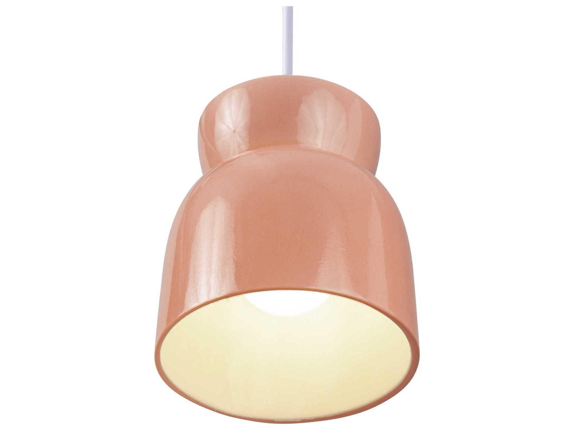 Justice Design Group Radiance 1-Light Red Mini Pendant