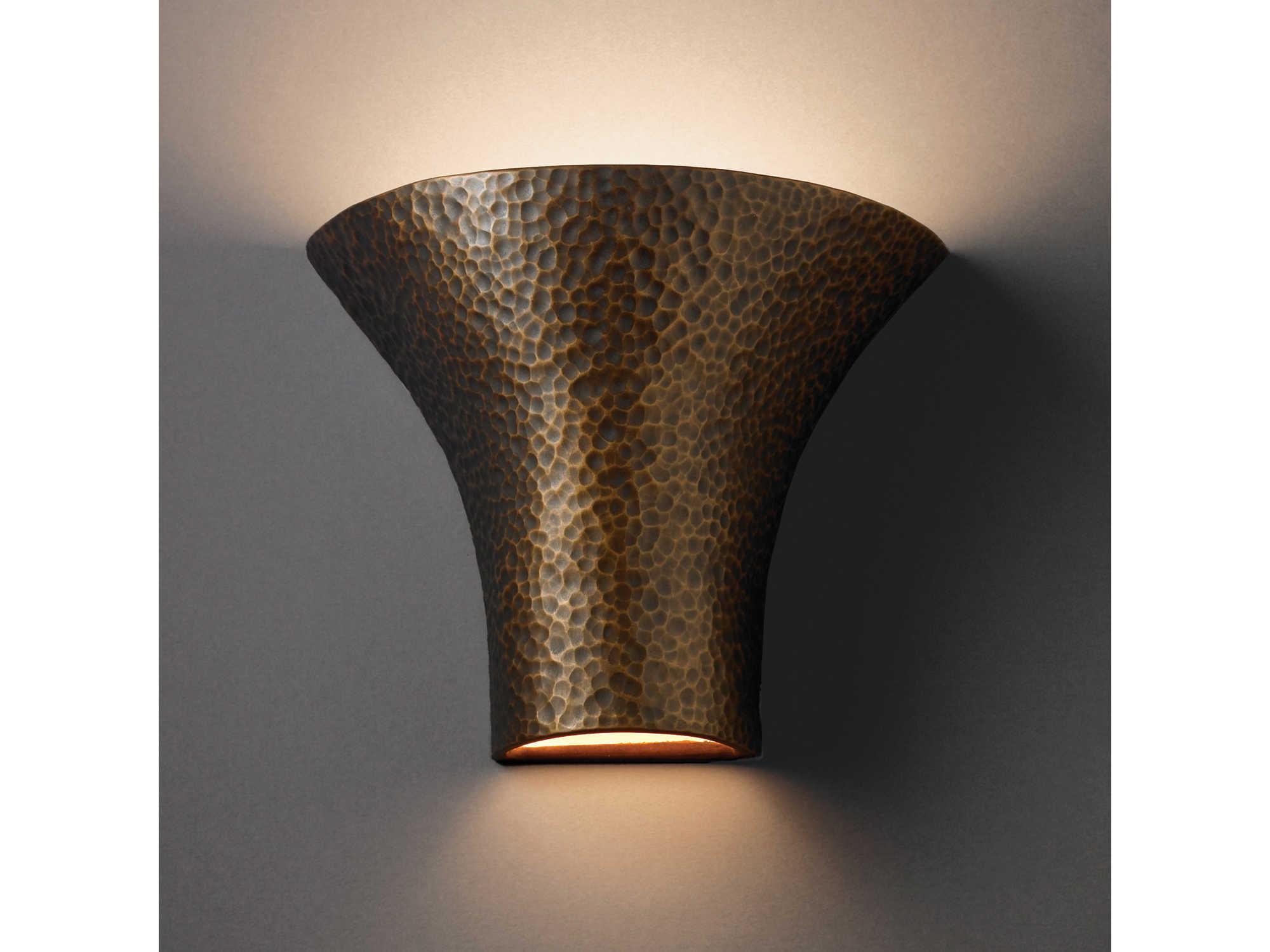 Justice Design Group Ambiance Flared Outdoor Wall Light
