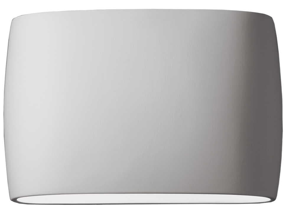 Justice Design Group Ambiance Oval 2 - Light Outdoor Wall Light (Closed Top)