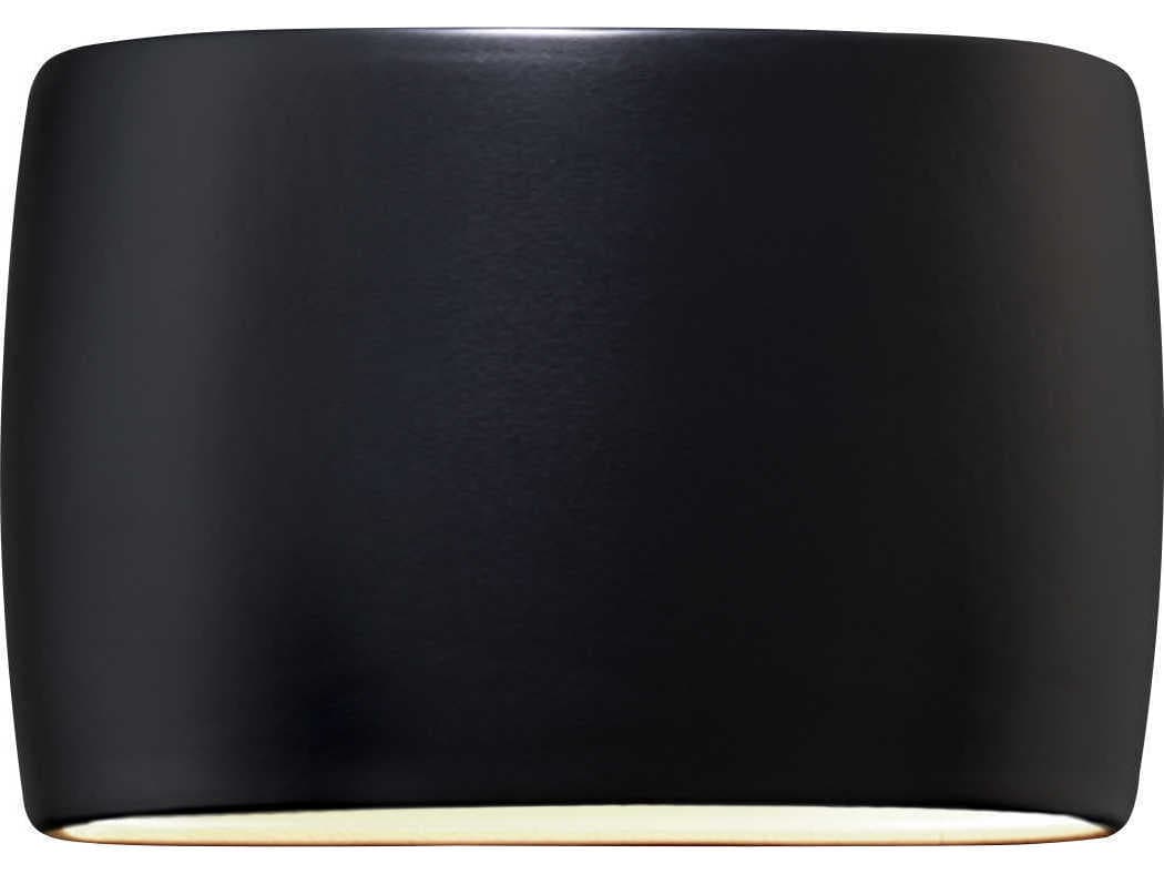 Justice Design Group Ambiance Oval Outdoor Wall Light (Open Top & Bottom)