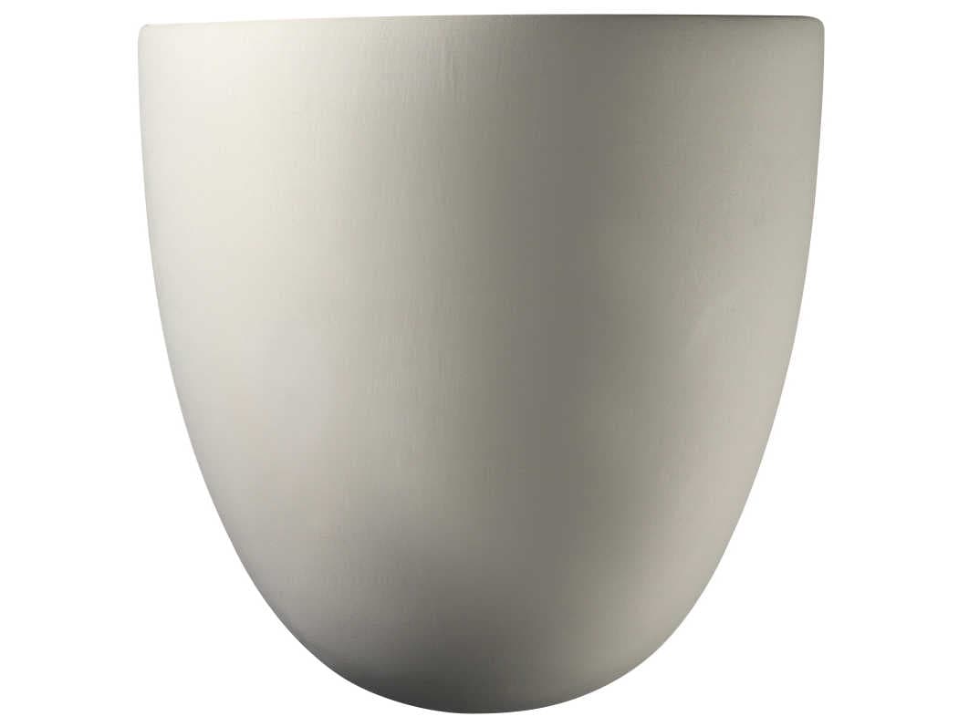 Justice Design Group Sun Dagger 1-Light White Wall Sconce