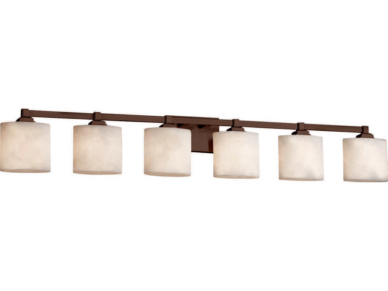 Justice Design Group Clouds 6-Light Bronze Vanity Light