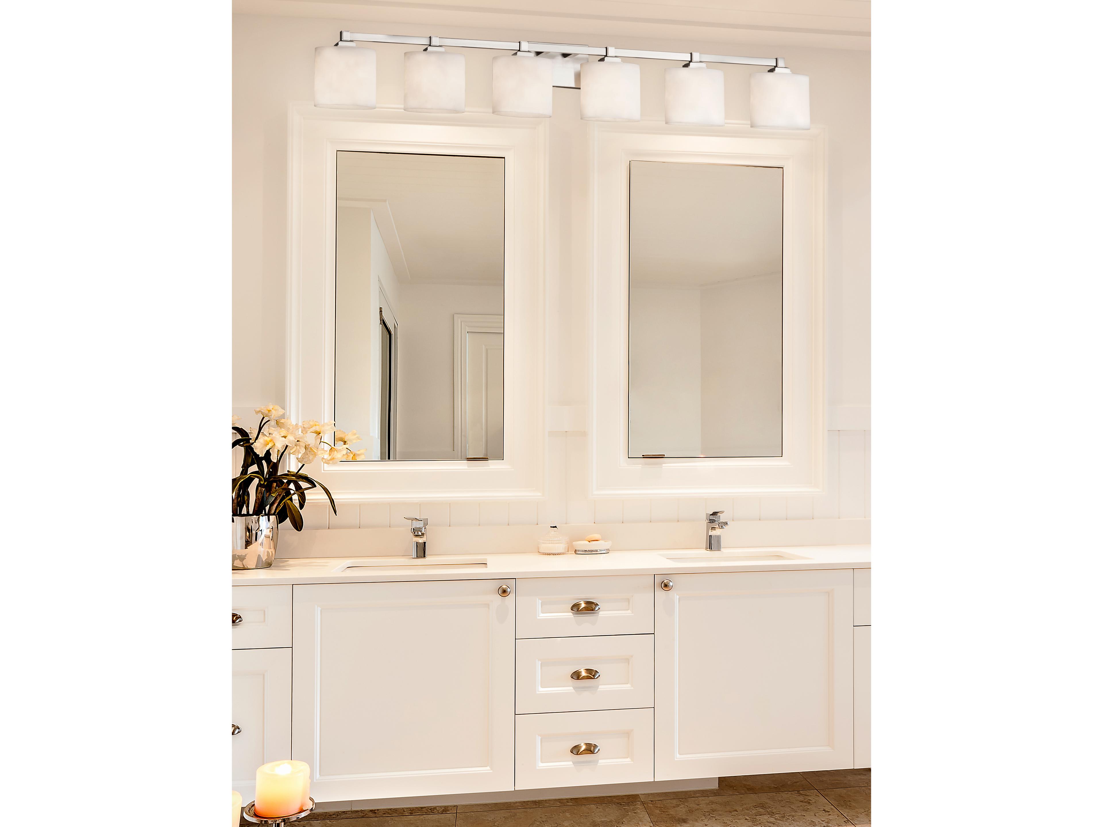 Justice Design Group Clouds 6-Light Bronze Vanity Light