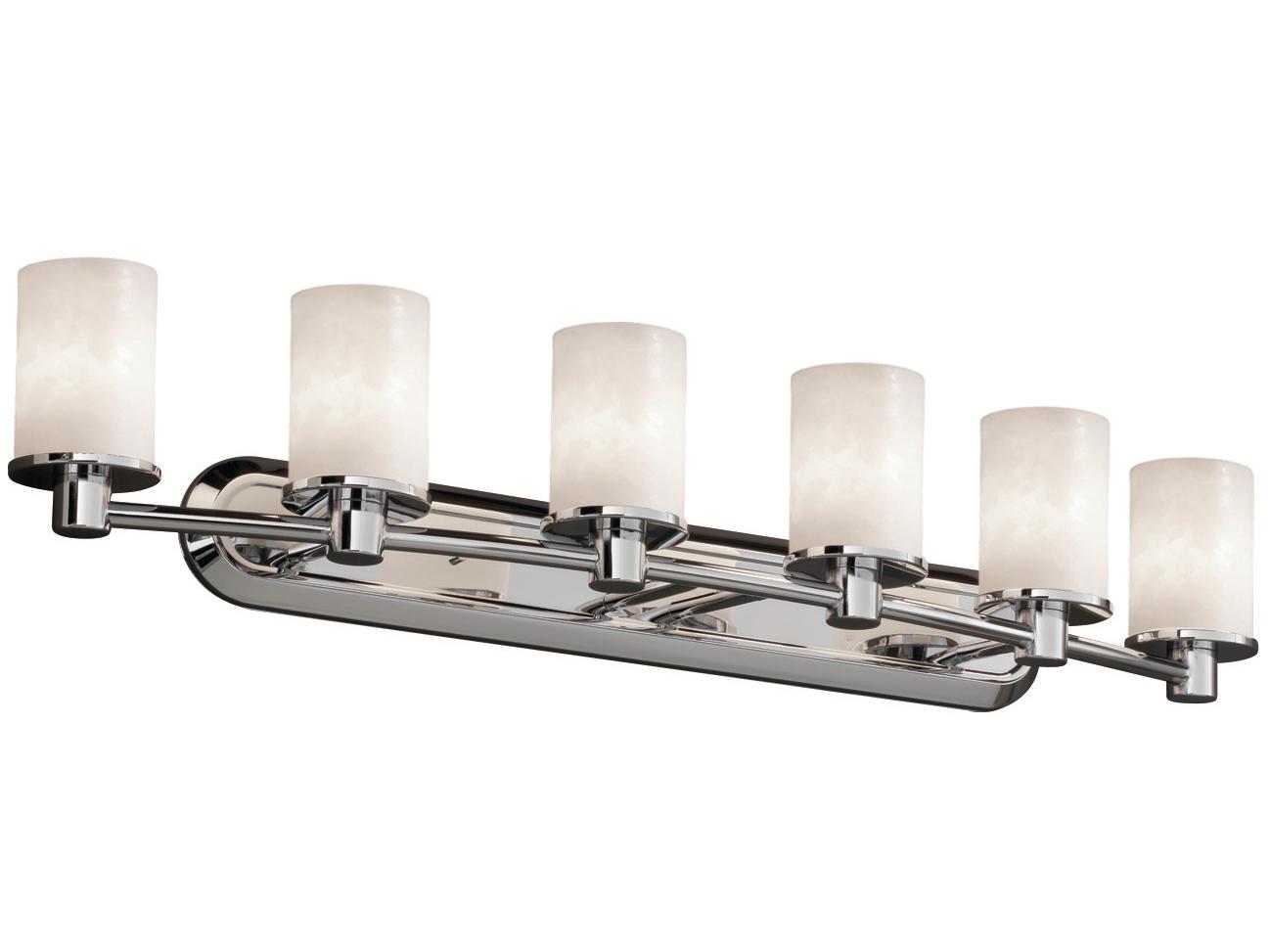 Justice Design Group Clouds 6-Light Chrome Vanity Light